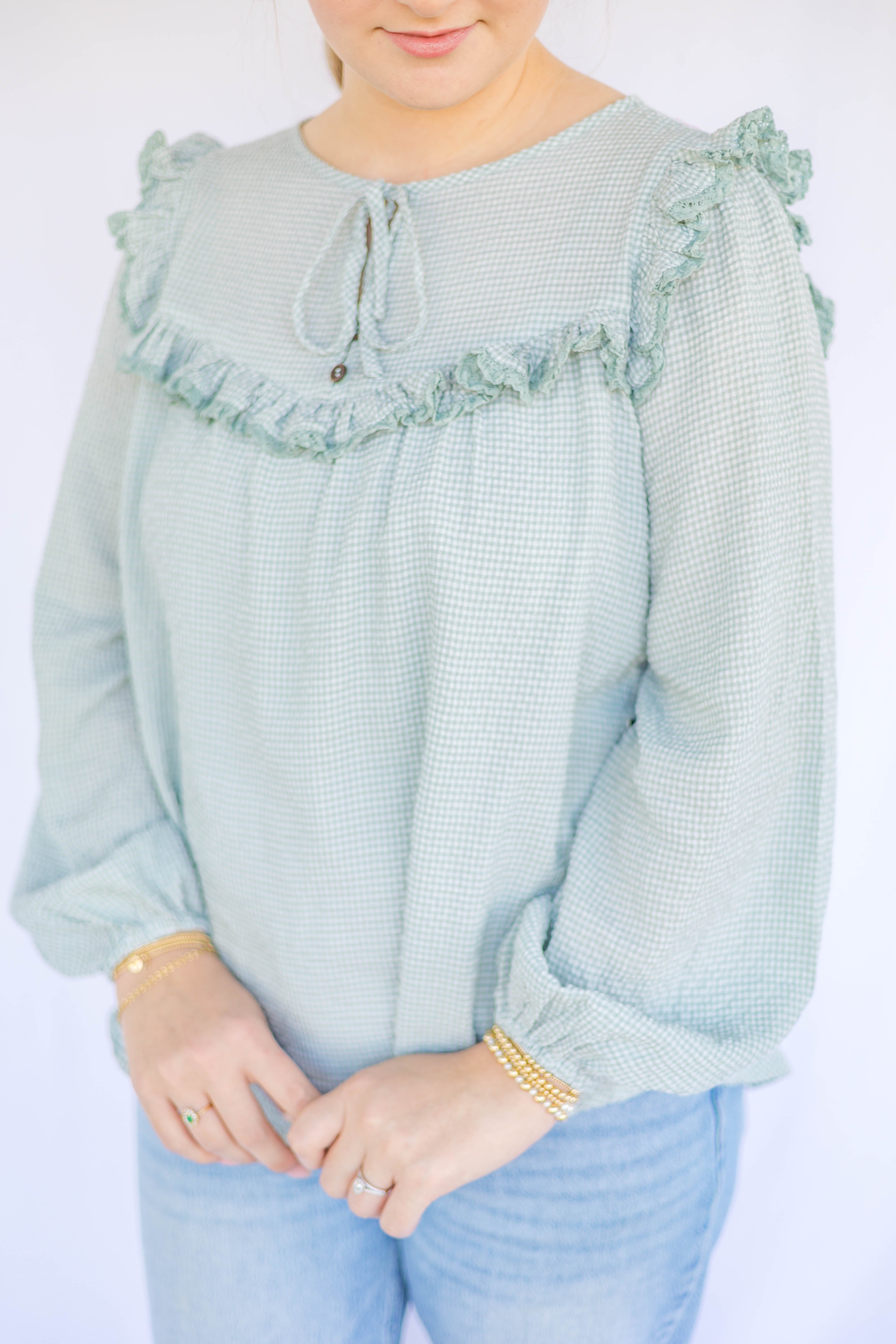 Annabelle Gingham Blouse