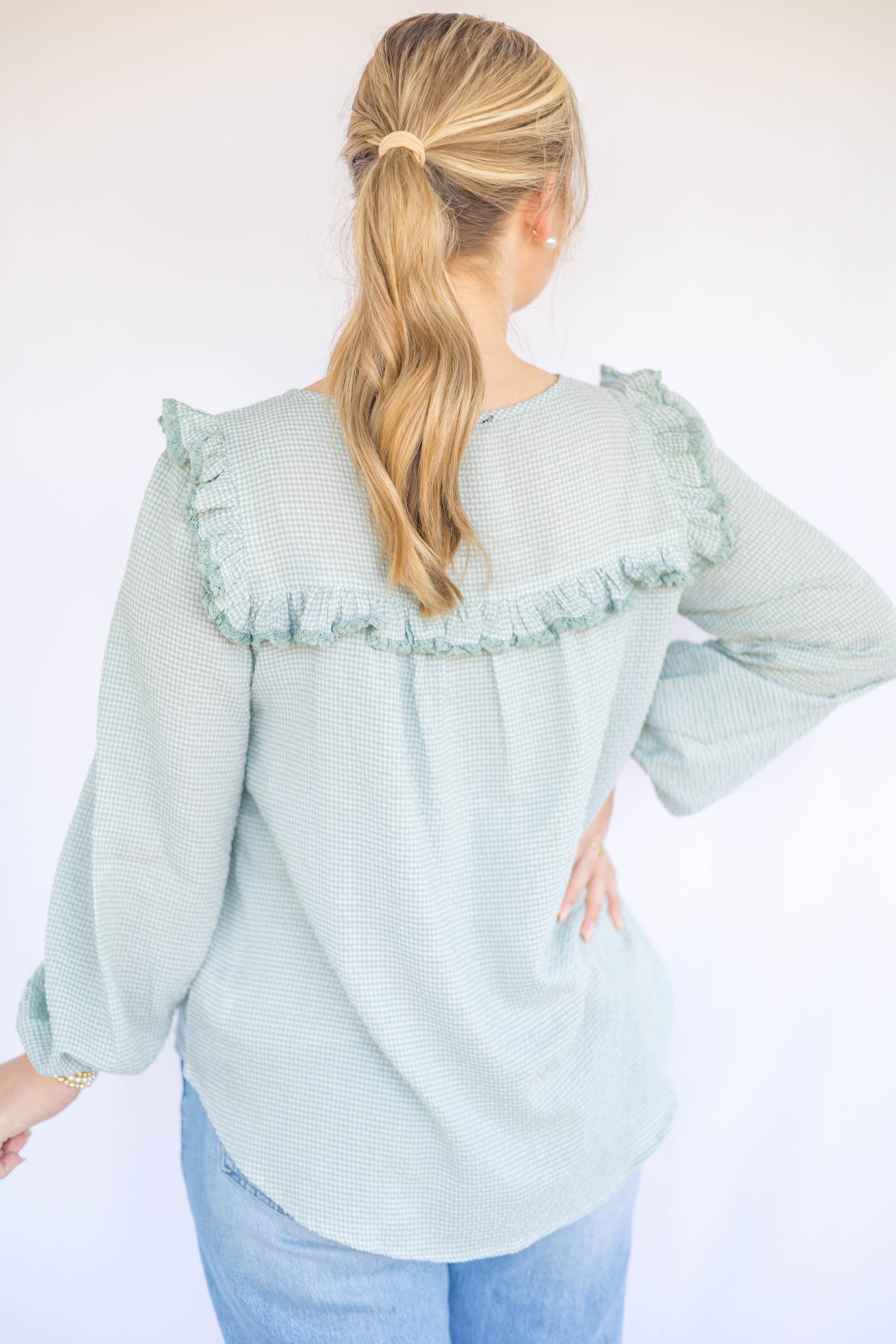 Annabelle Gingham Blouse