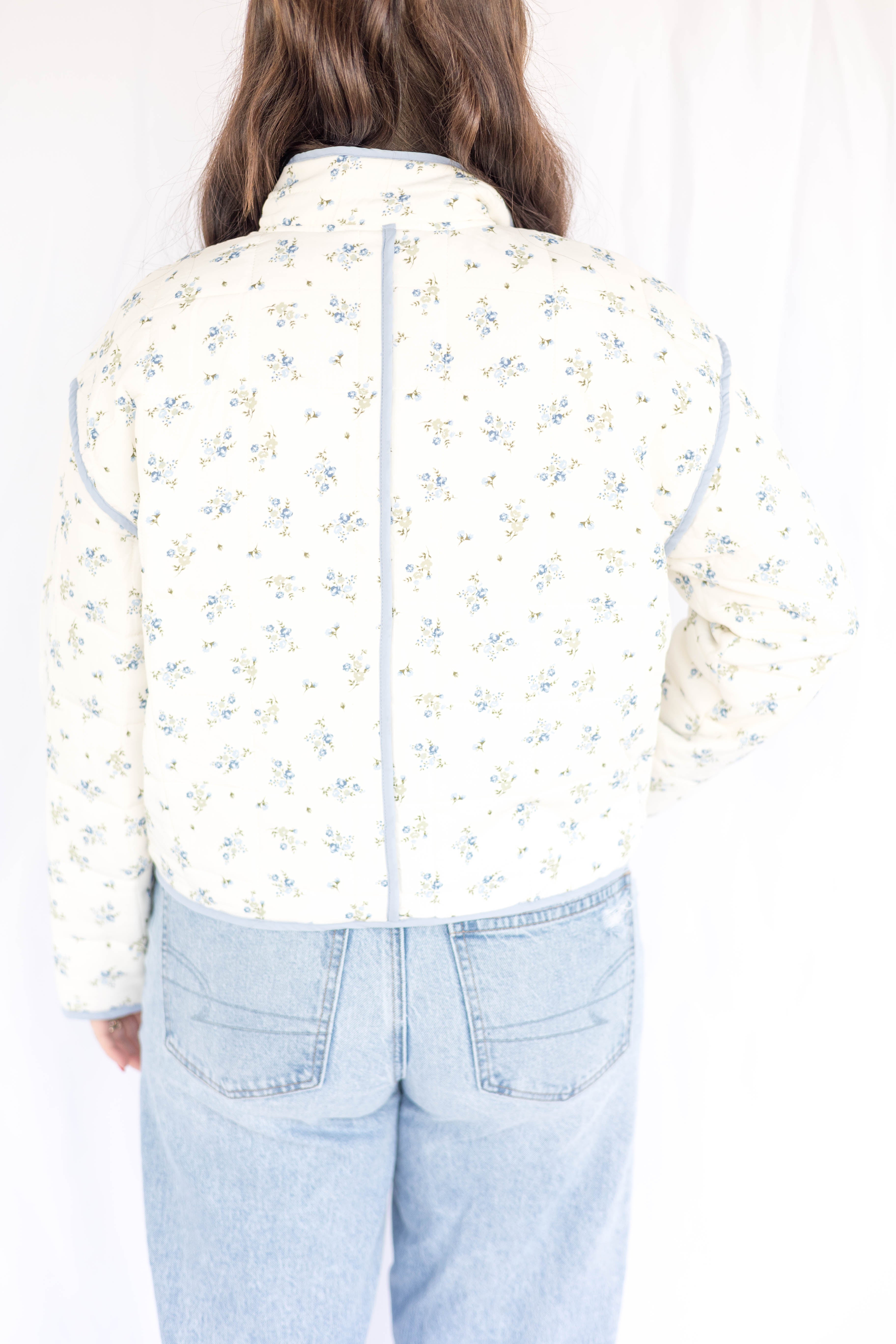 Candace Floral Puffer Jacket