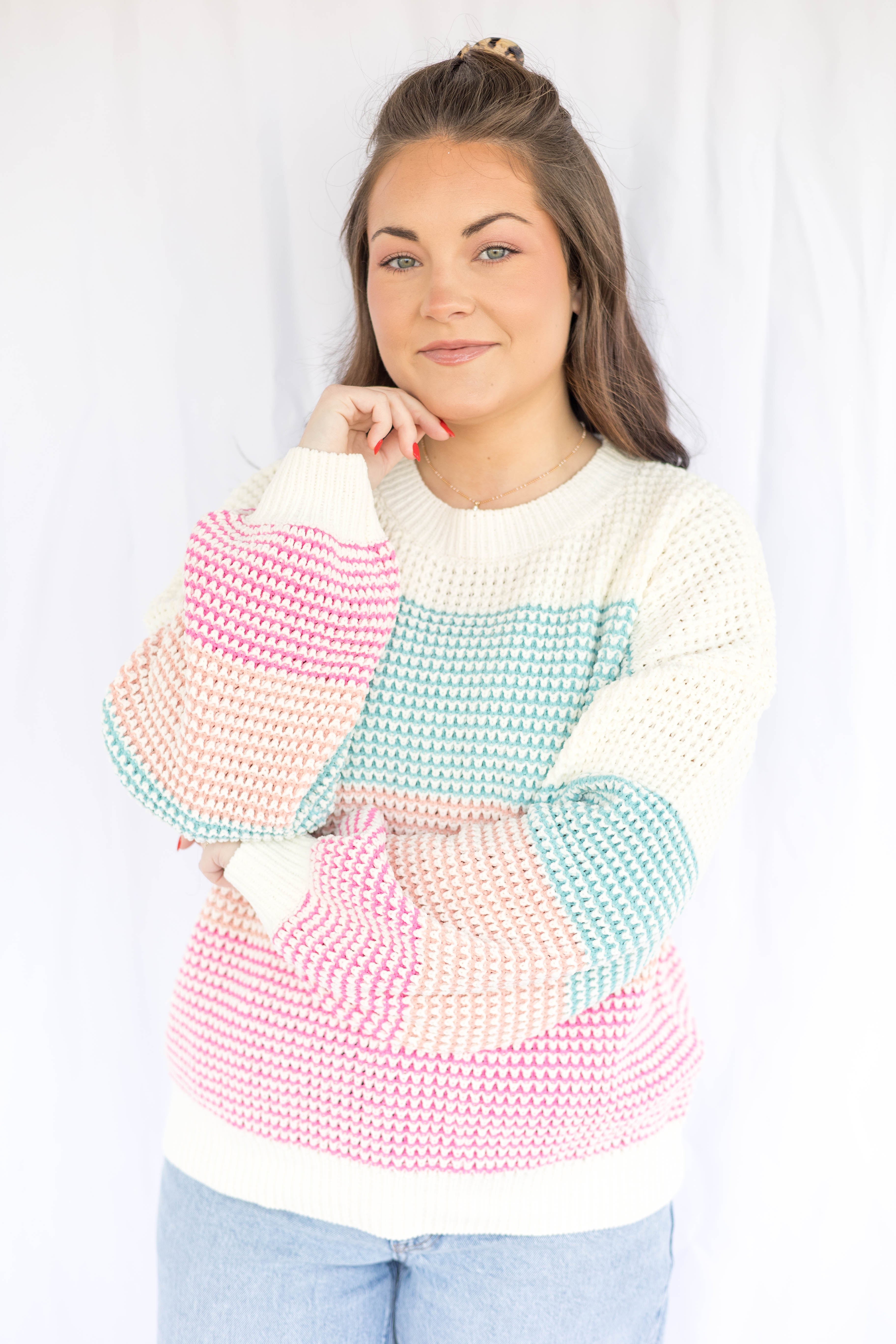 Heather Knit Sweater