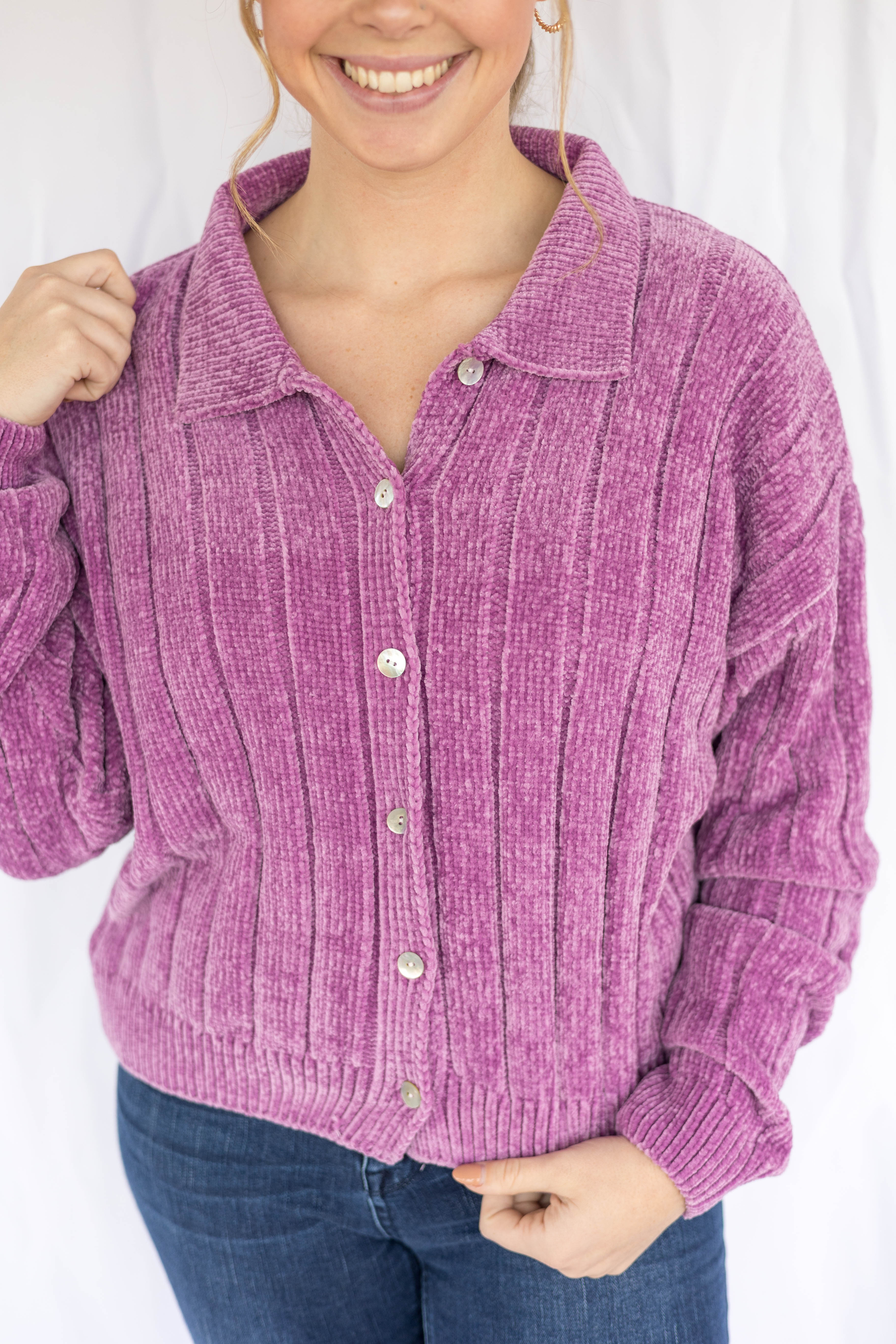 Miranda Button Sweater