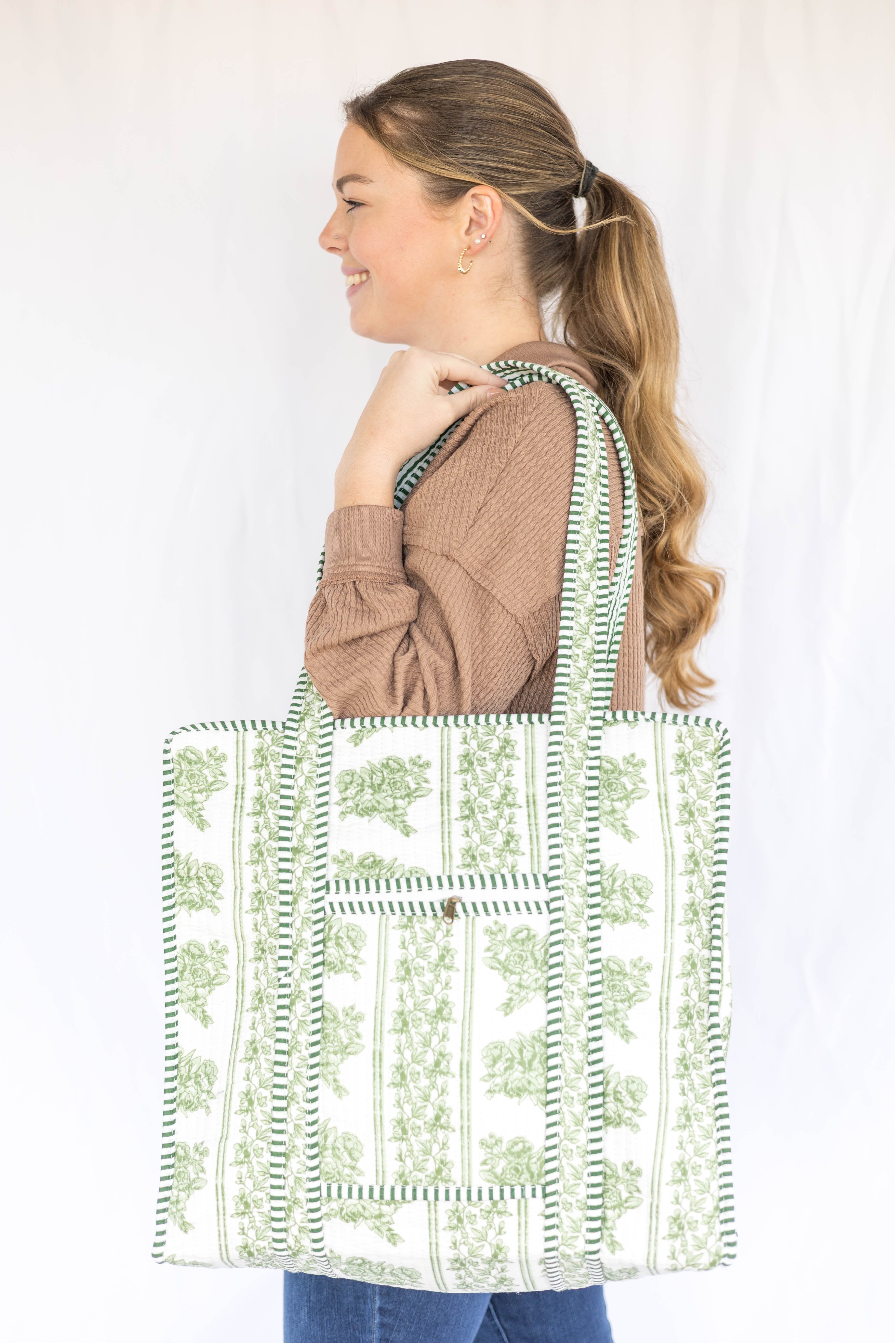 Sadie Quilted Tote