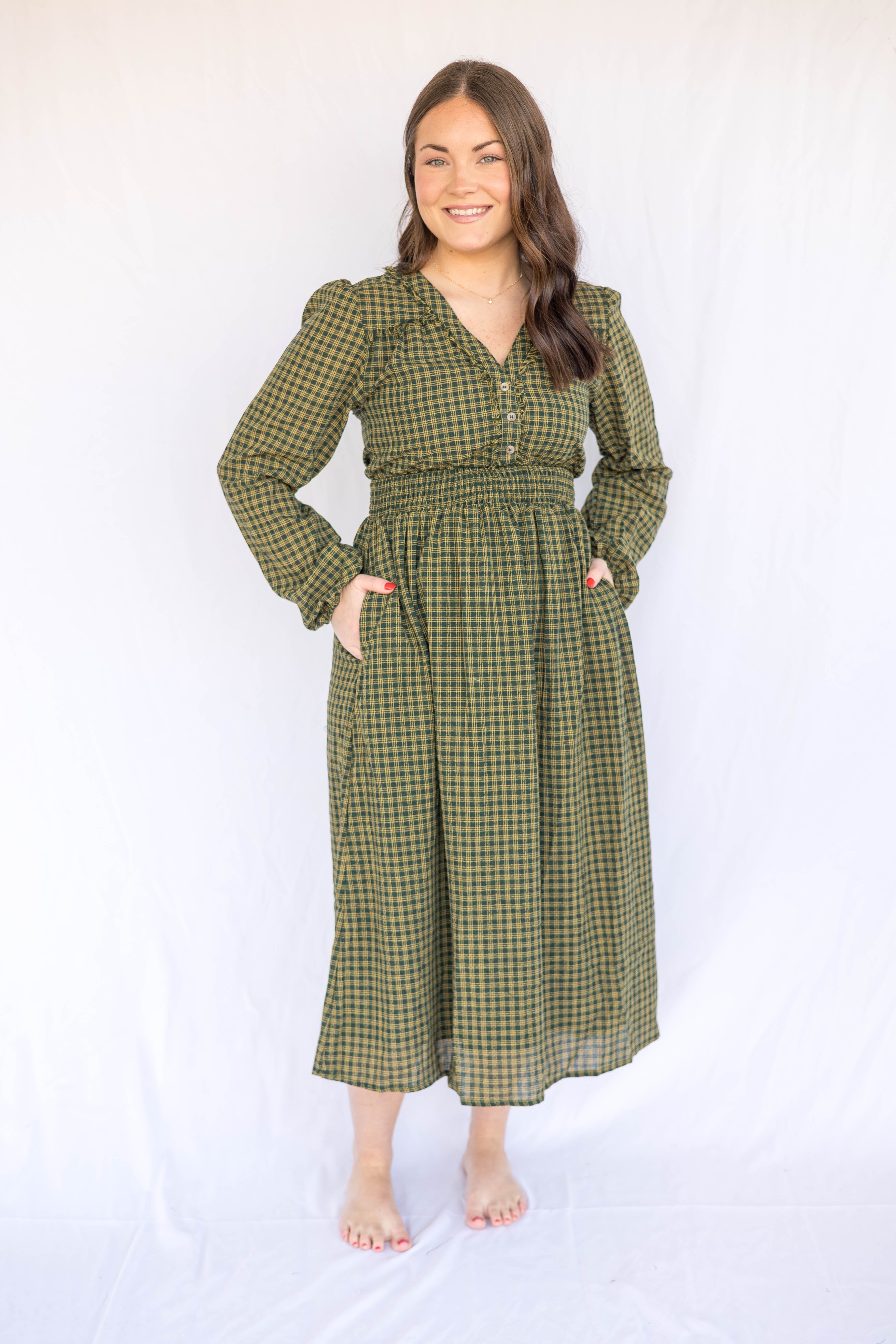 Penelope Plaid Dress