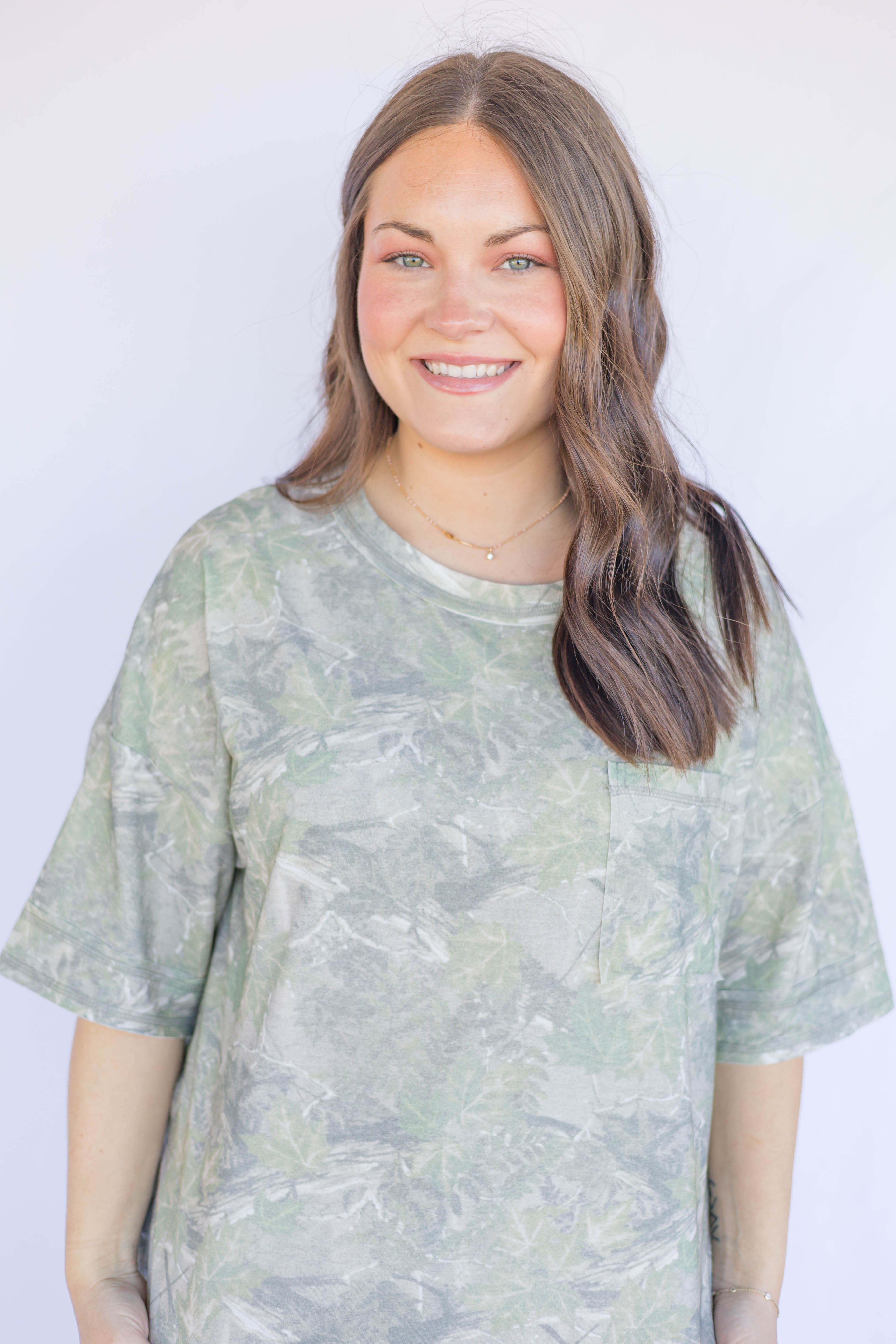Landri Camo Top & Shorts Set