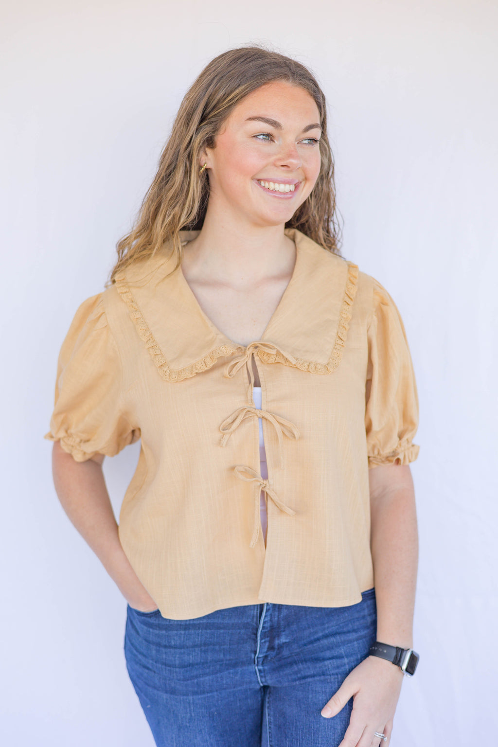 Sandy Tie Blouse