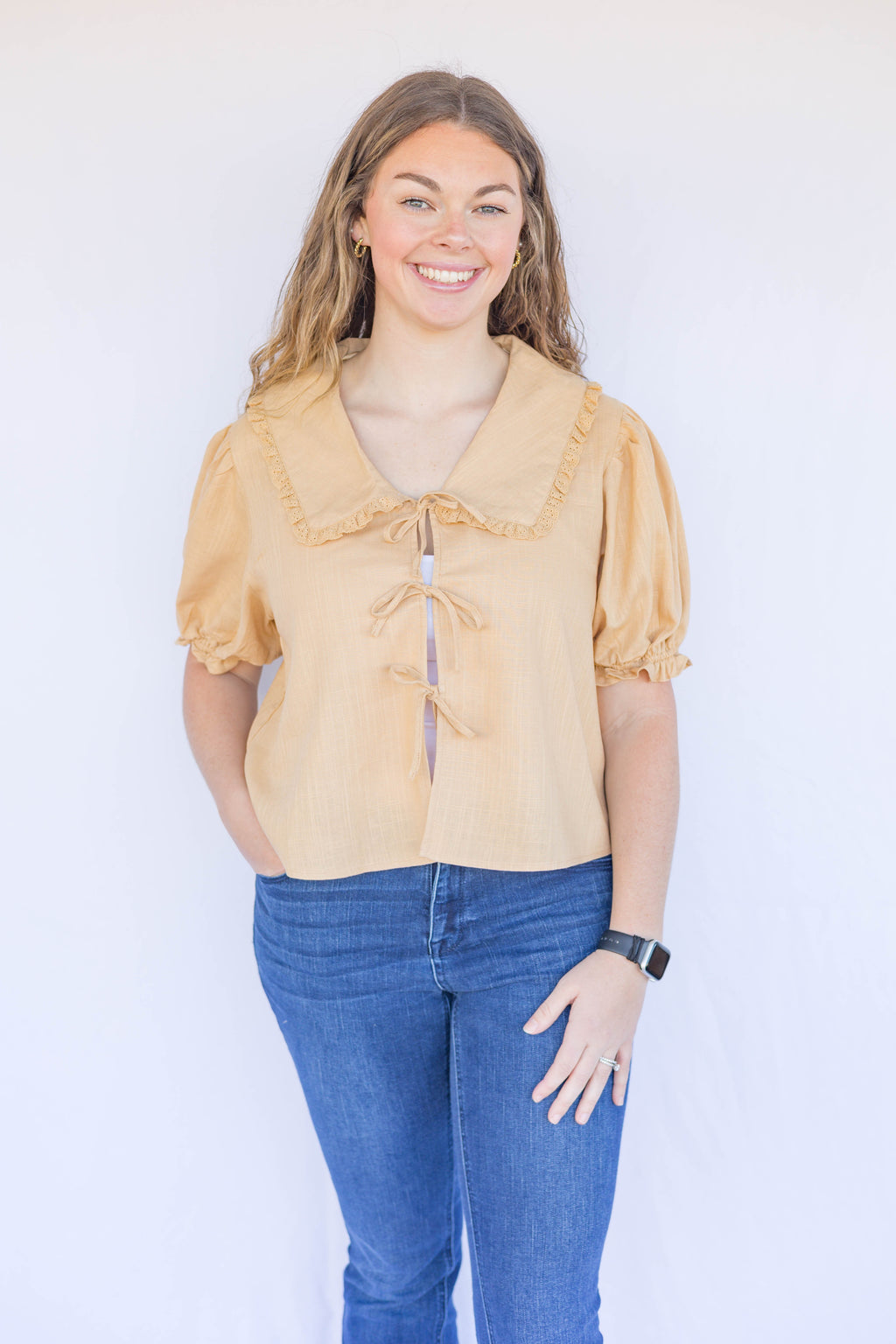 Sandy Tie Blouse