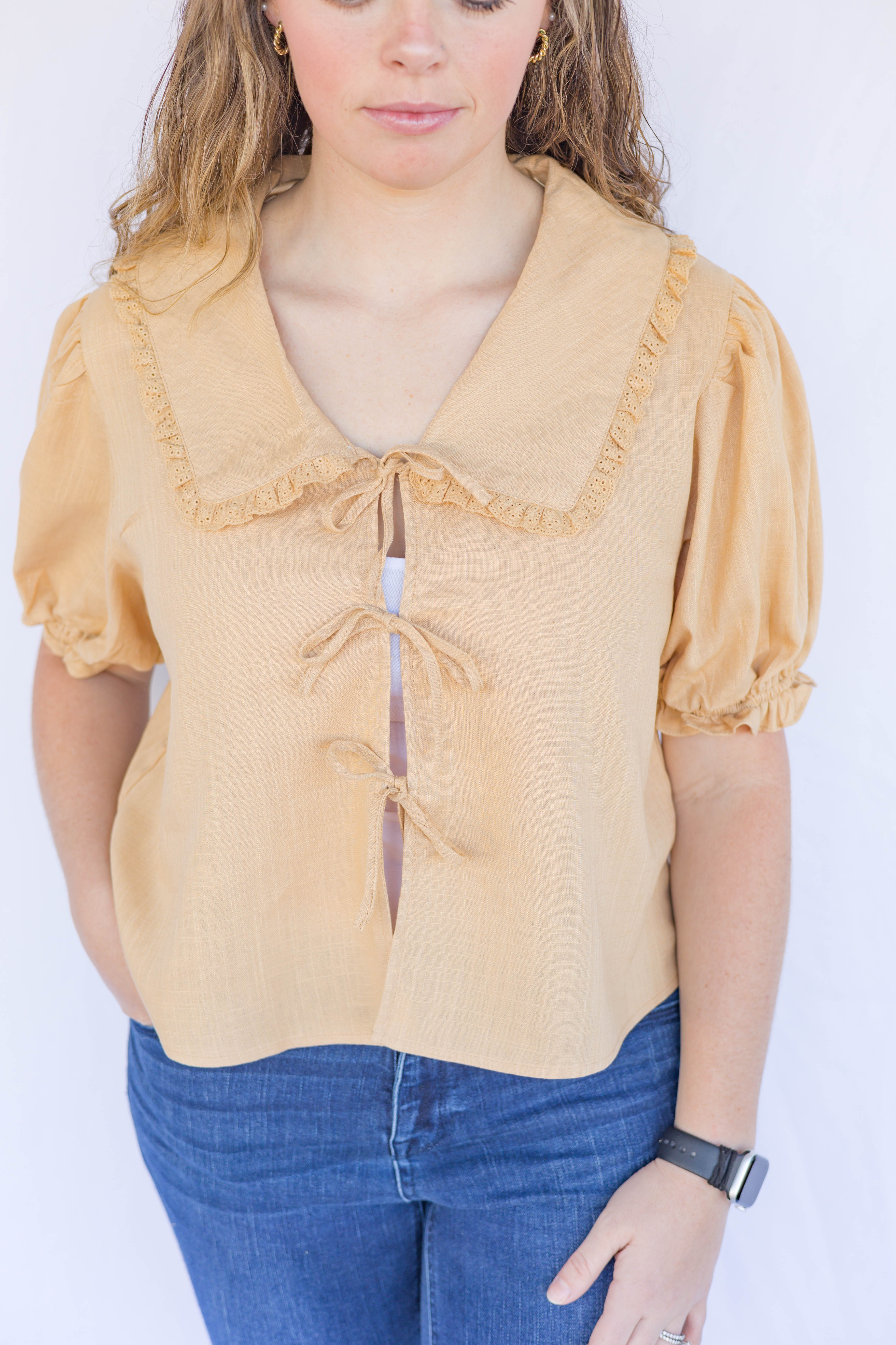 Sandy Tie Blouse