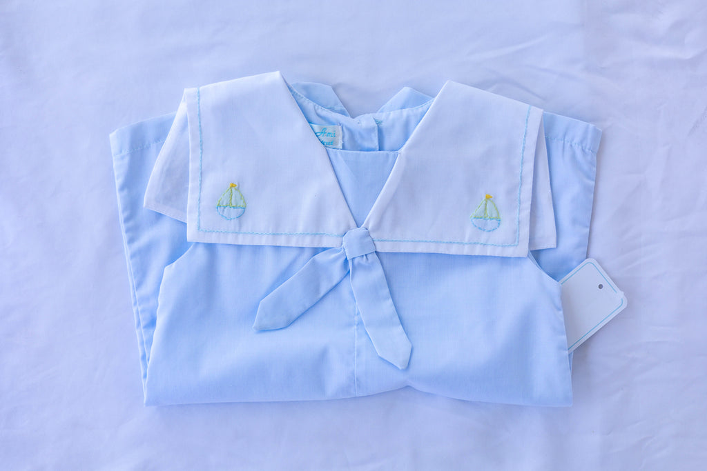 George Sailboat Romper