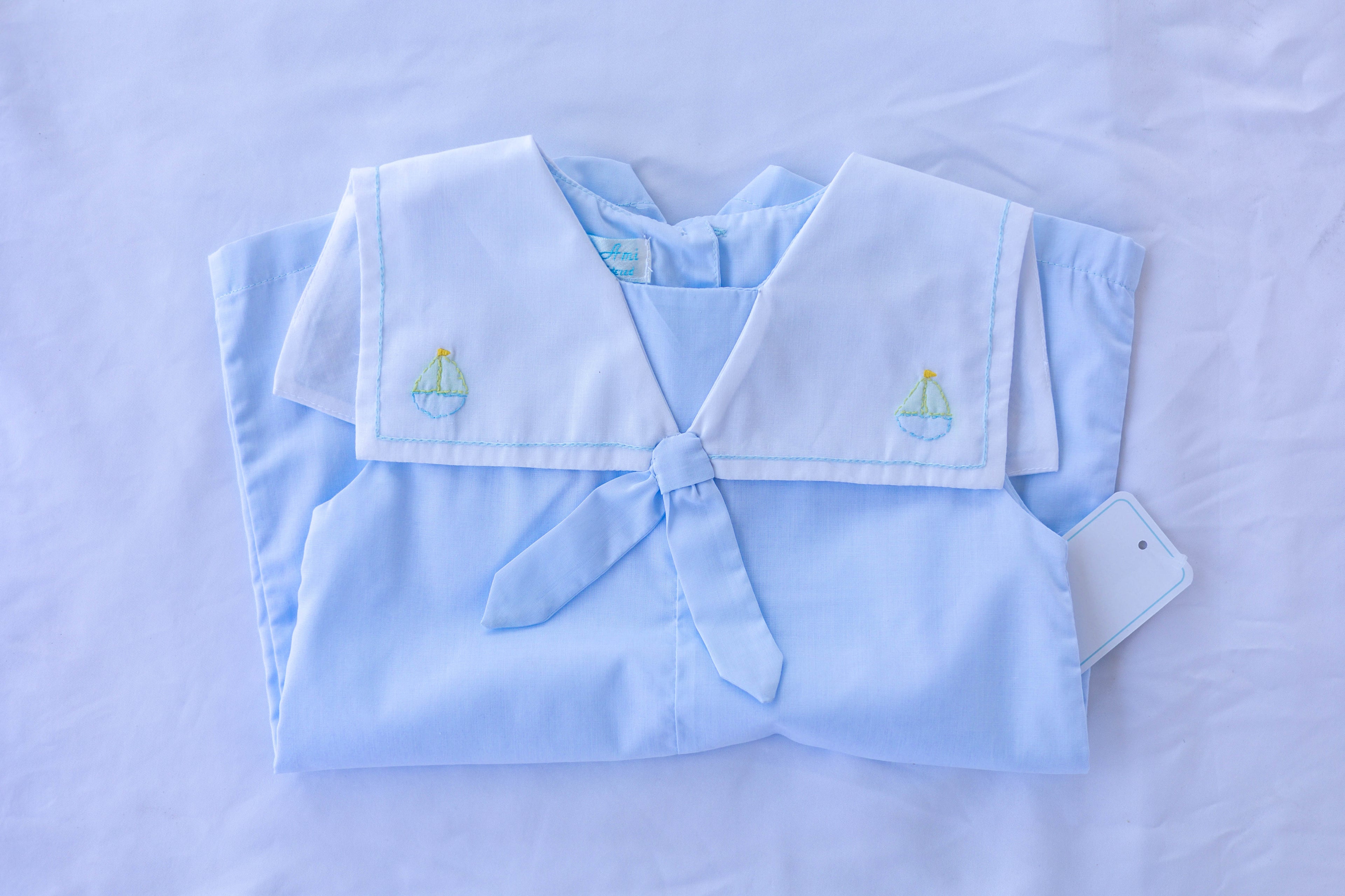 George Sailboat Romper