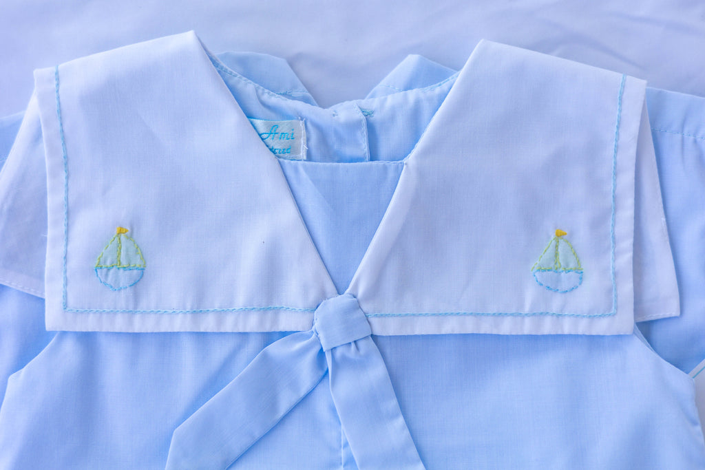 George Sailboat Romper