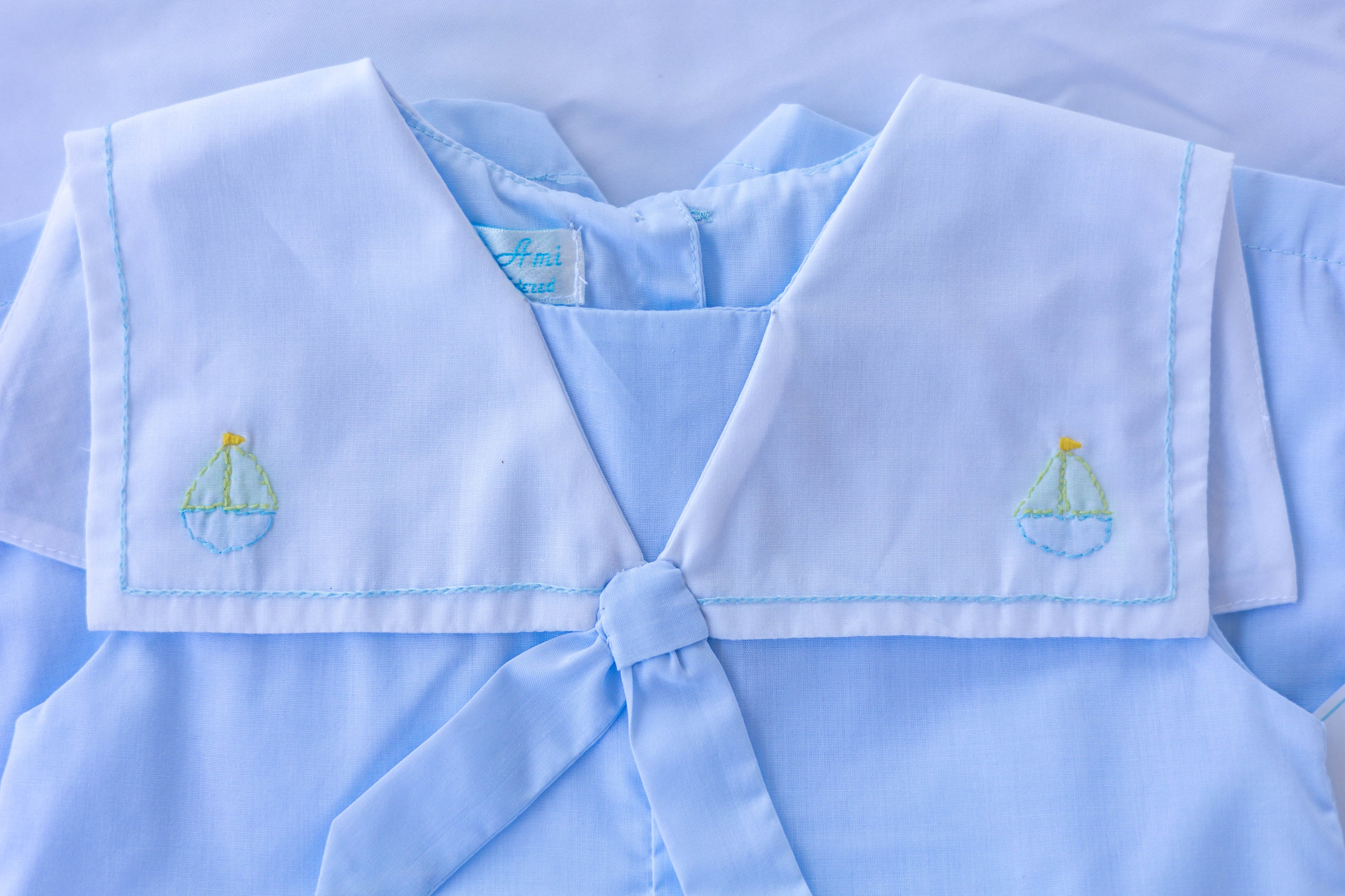 George Sailboat Romper