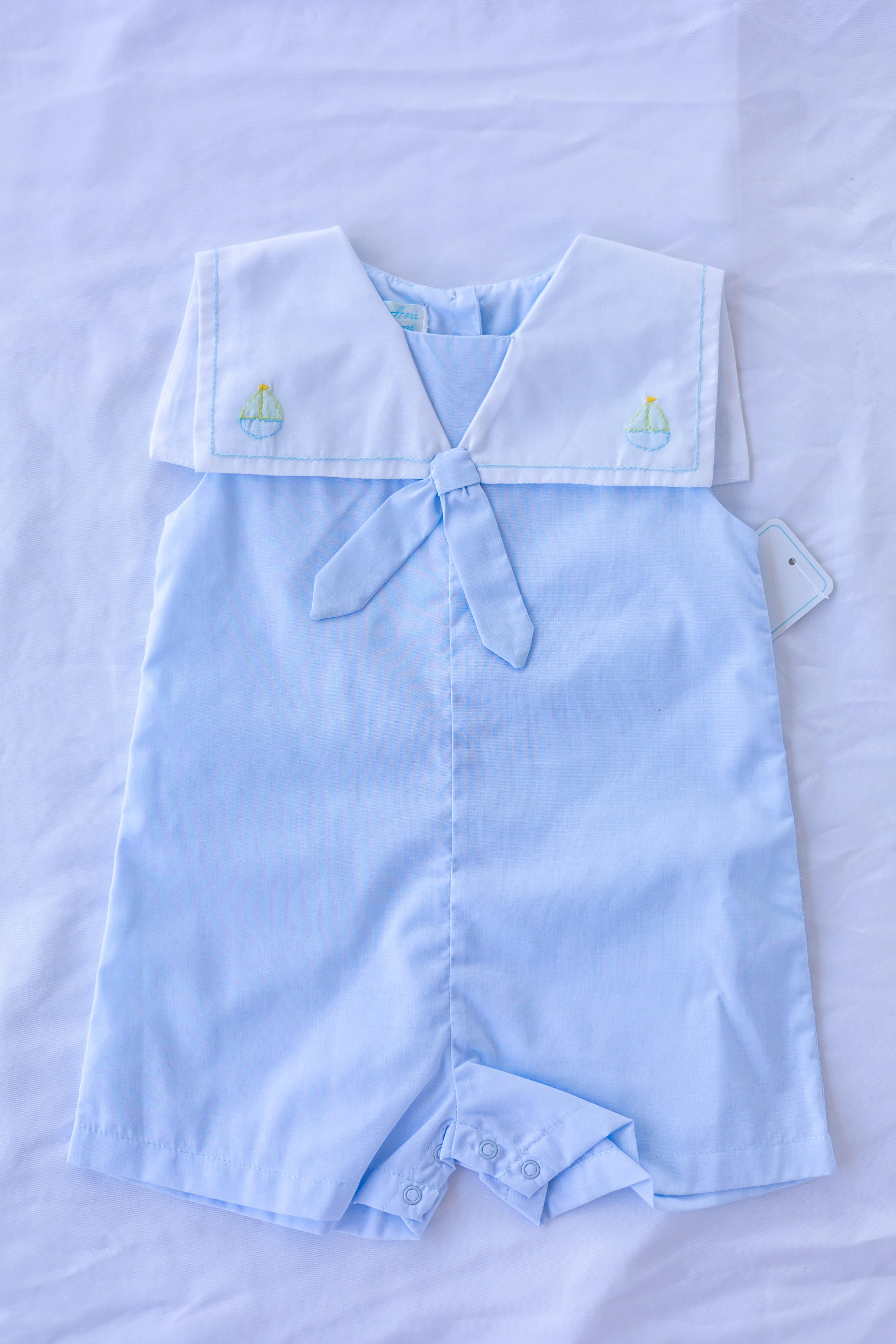 George Sailboat Romper