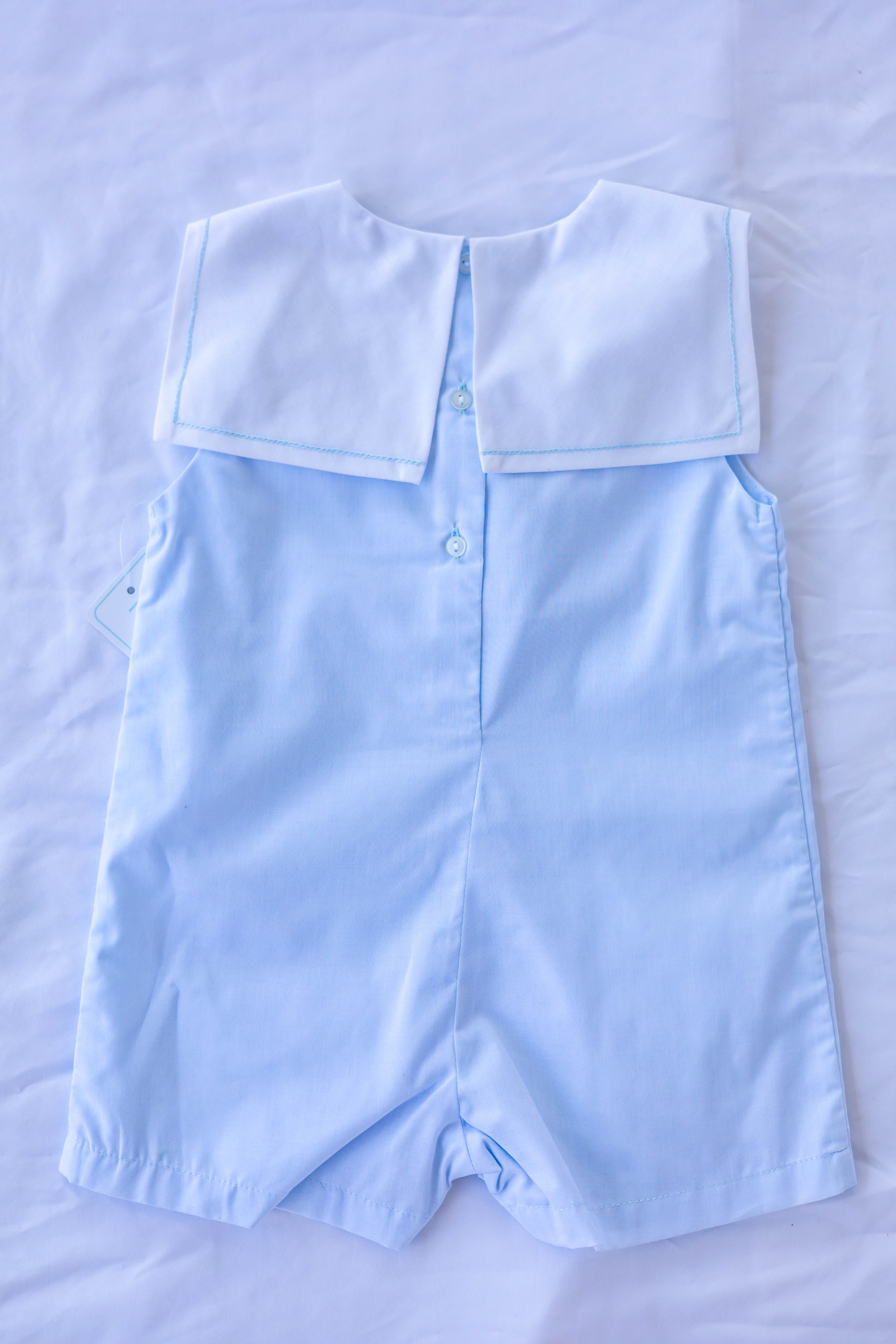George Sailboat Romper