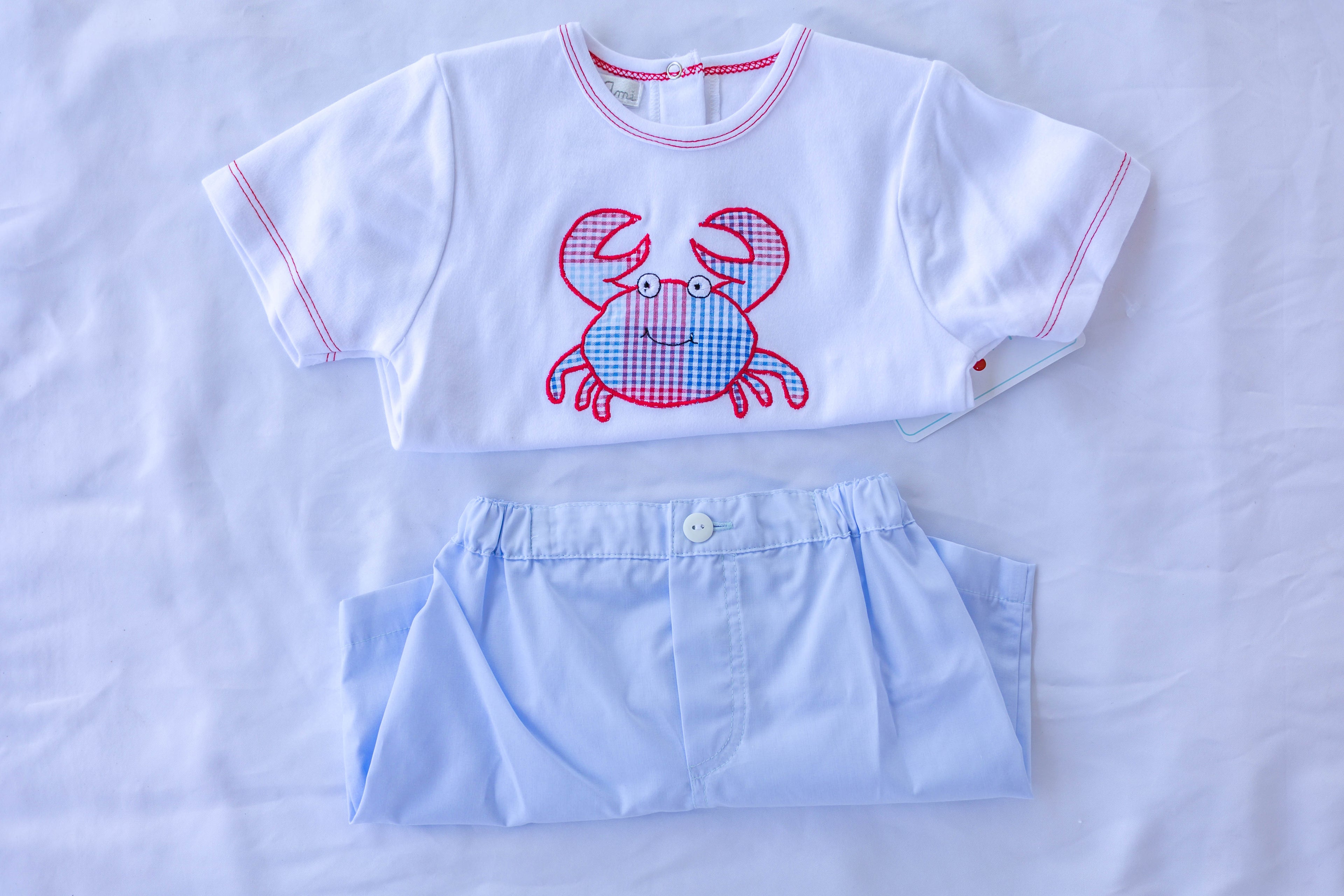 Hayden Crab Shirt & Shorts Set