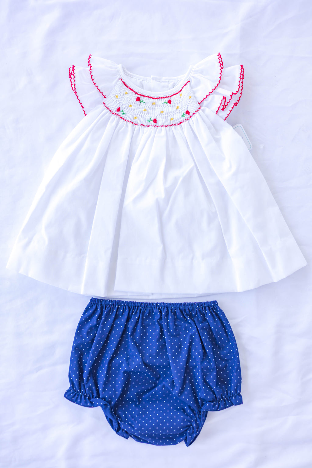 Bailey Smocked Top & Bloomer Set