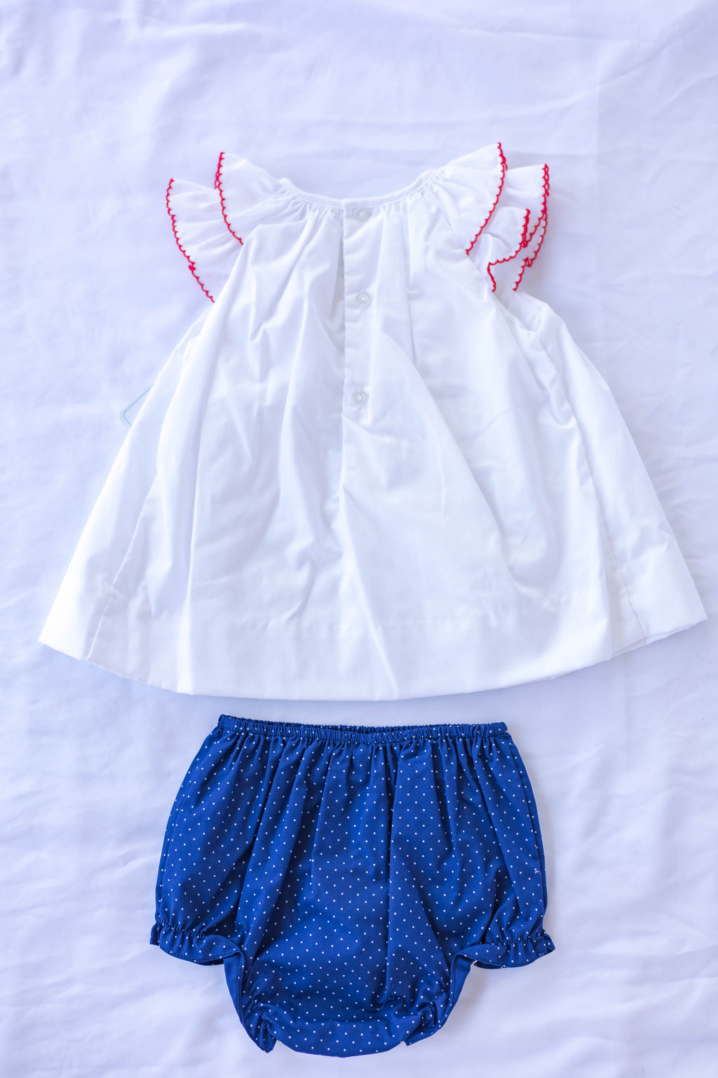 Bailey Smocked Top & Bloomer Set