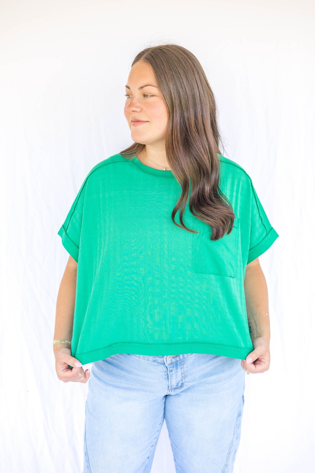 Daphne Textured Top