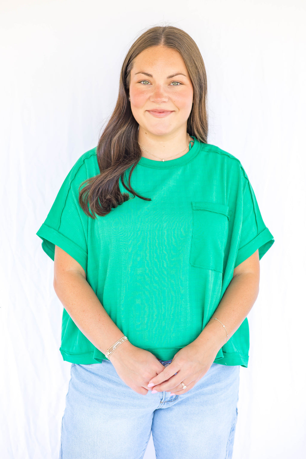 Daphne Textured Top