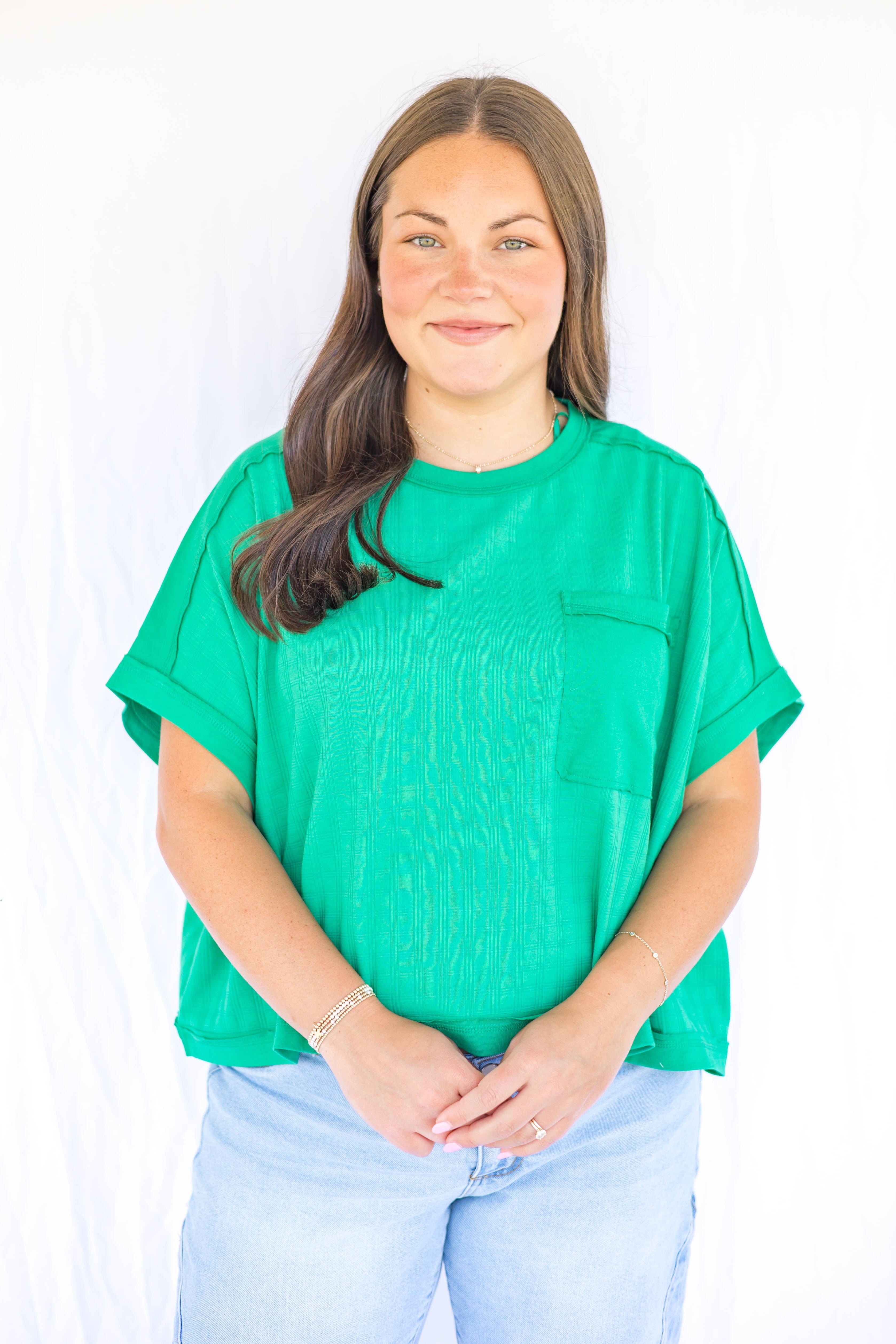 Daphne Textured Top