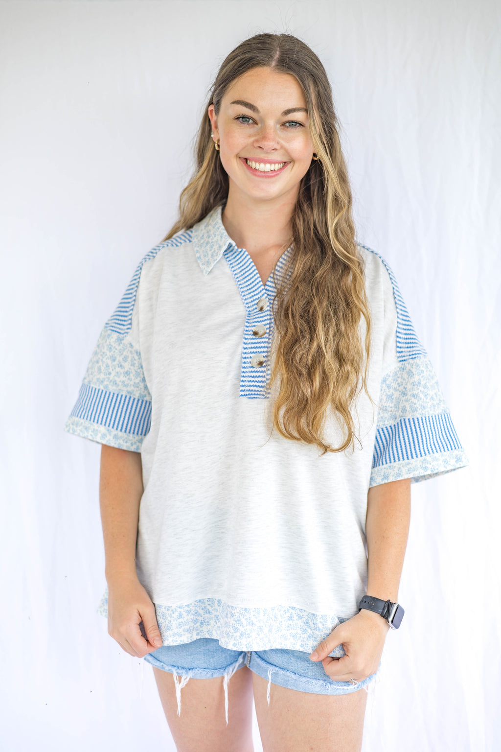 Faith Collared Top