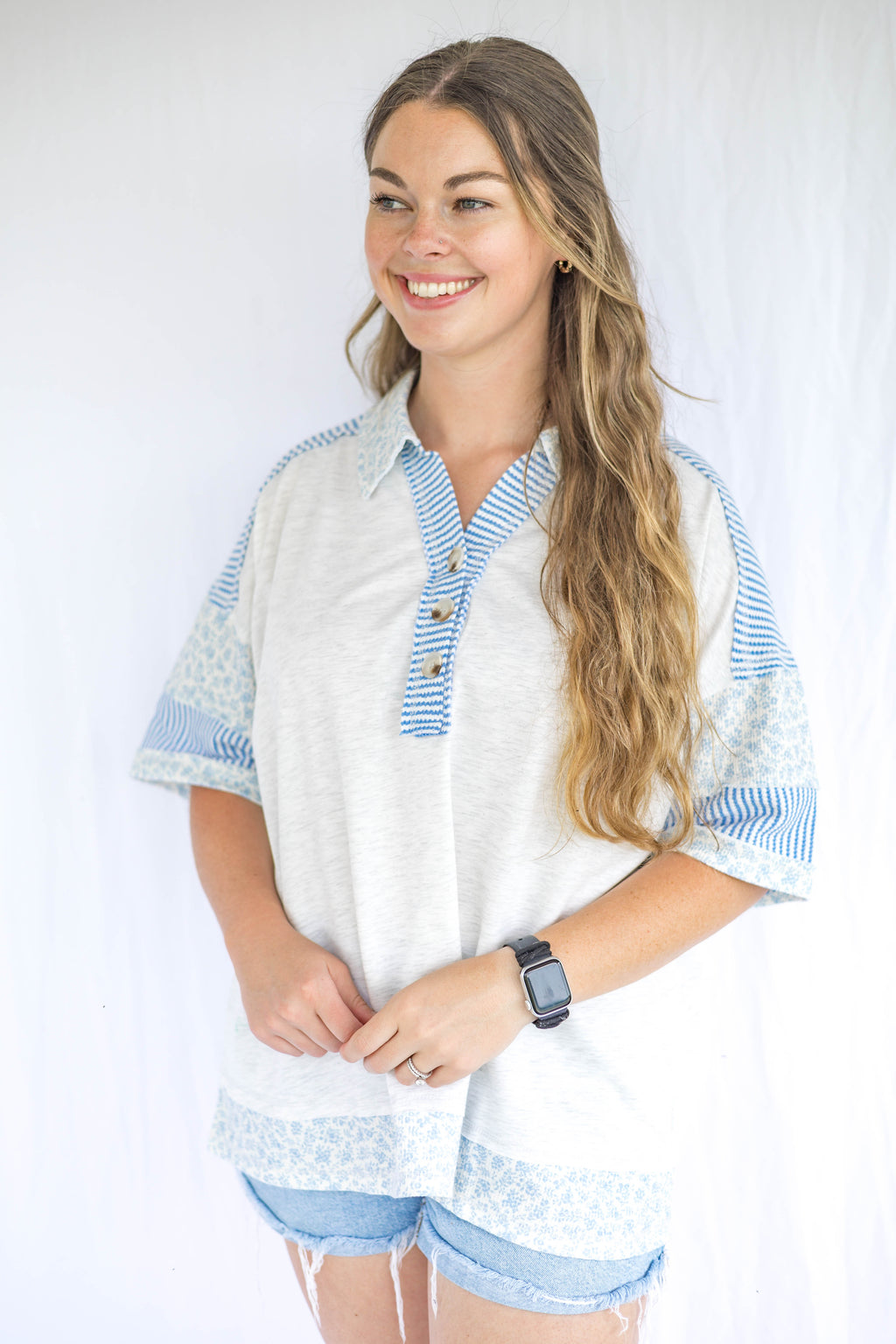 Faith Collared Top