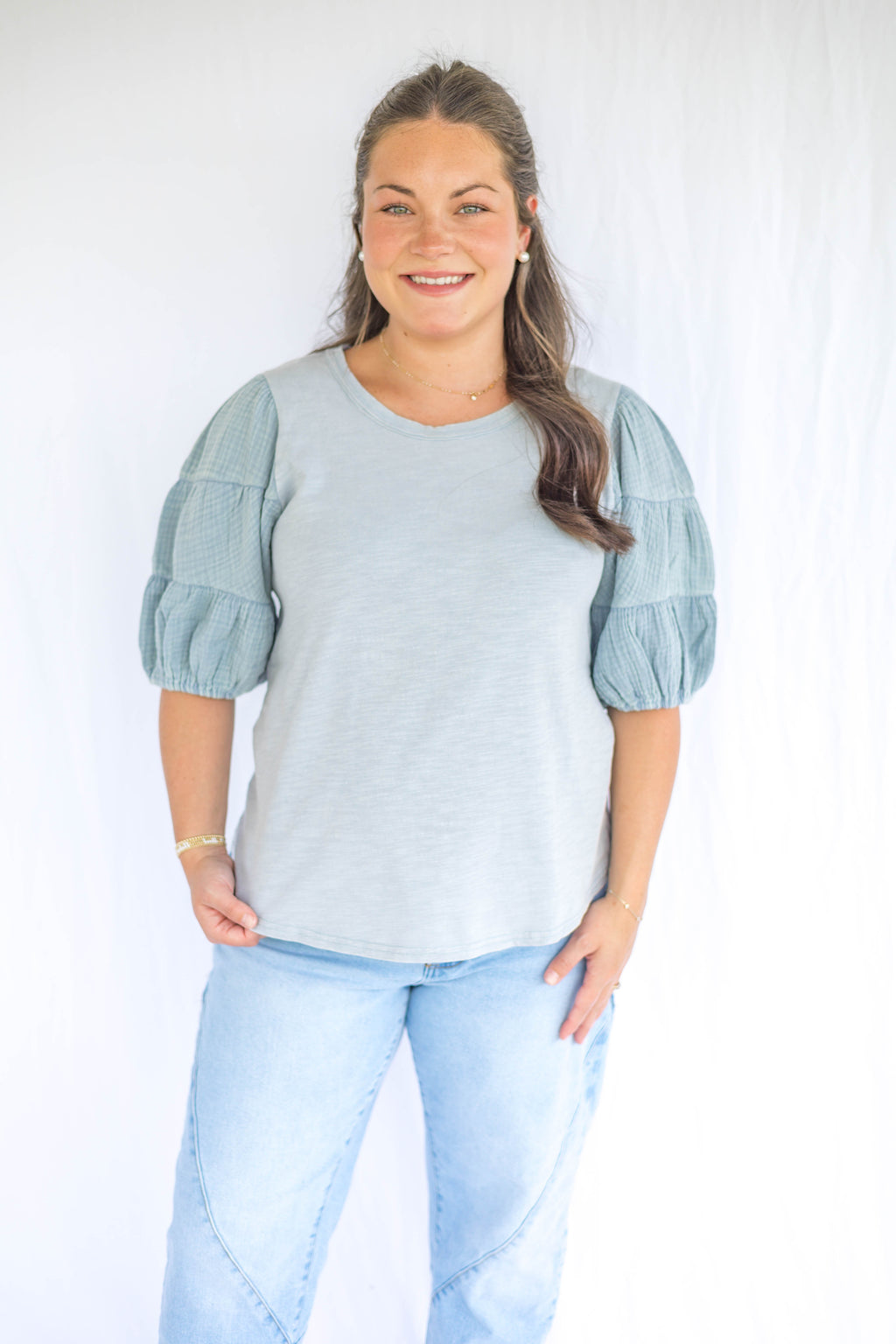 Jen Puff Sleeve Top