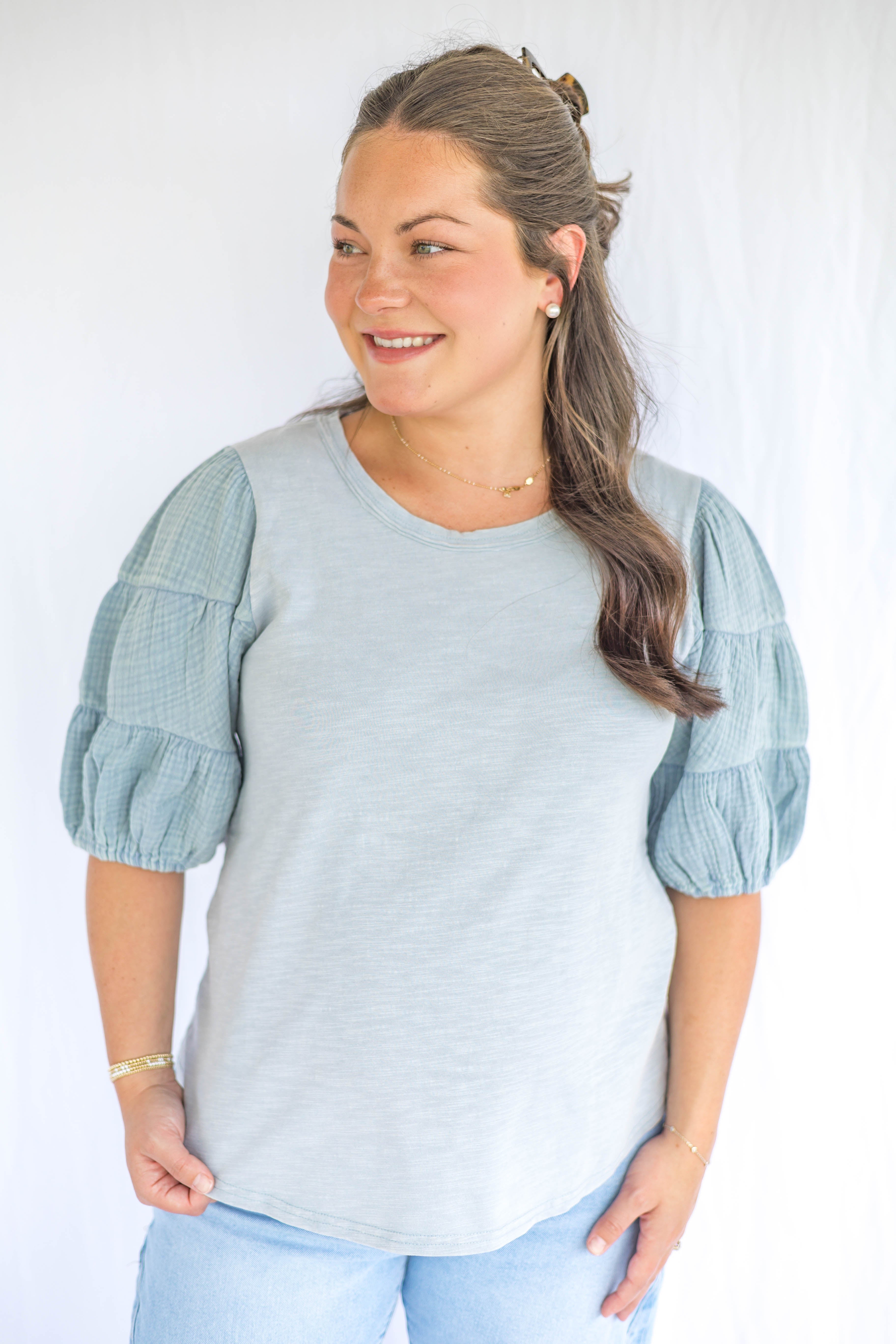 Jen Puff Sleeve Top