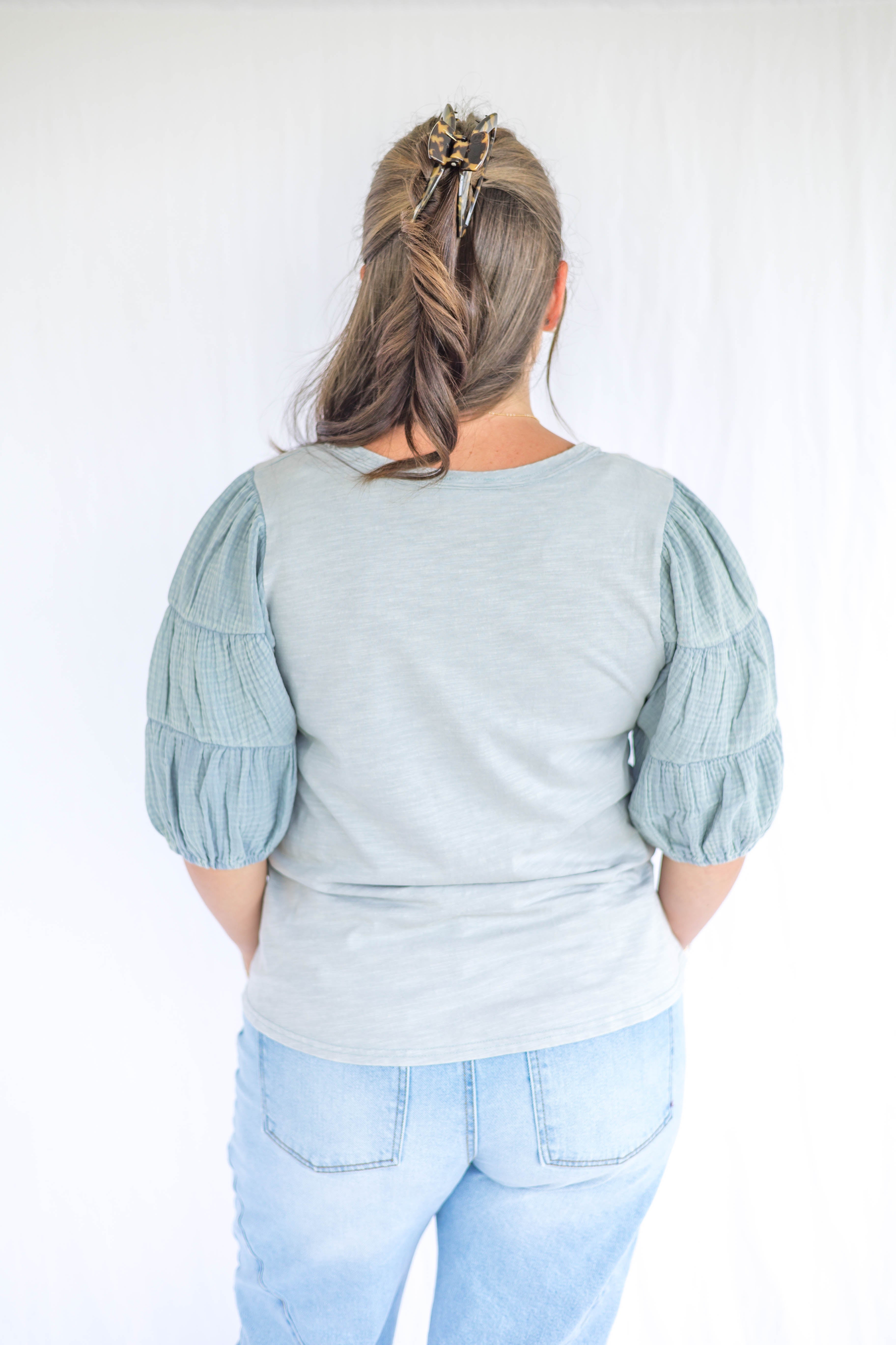 Jen Puff Sleeve Top