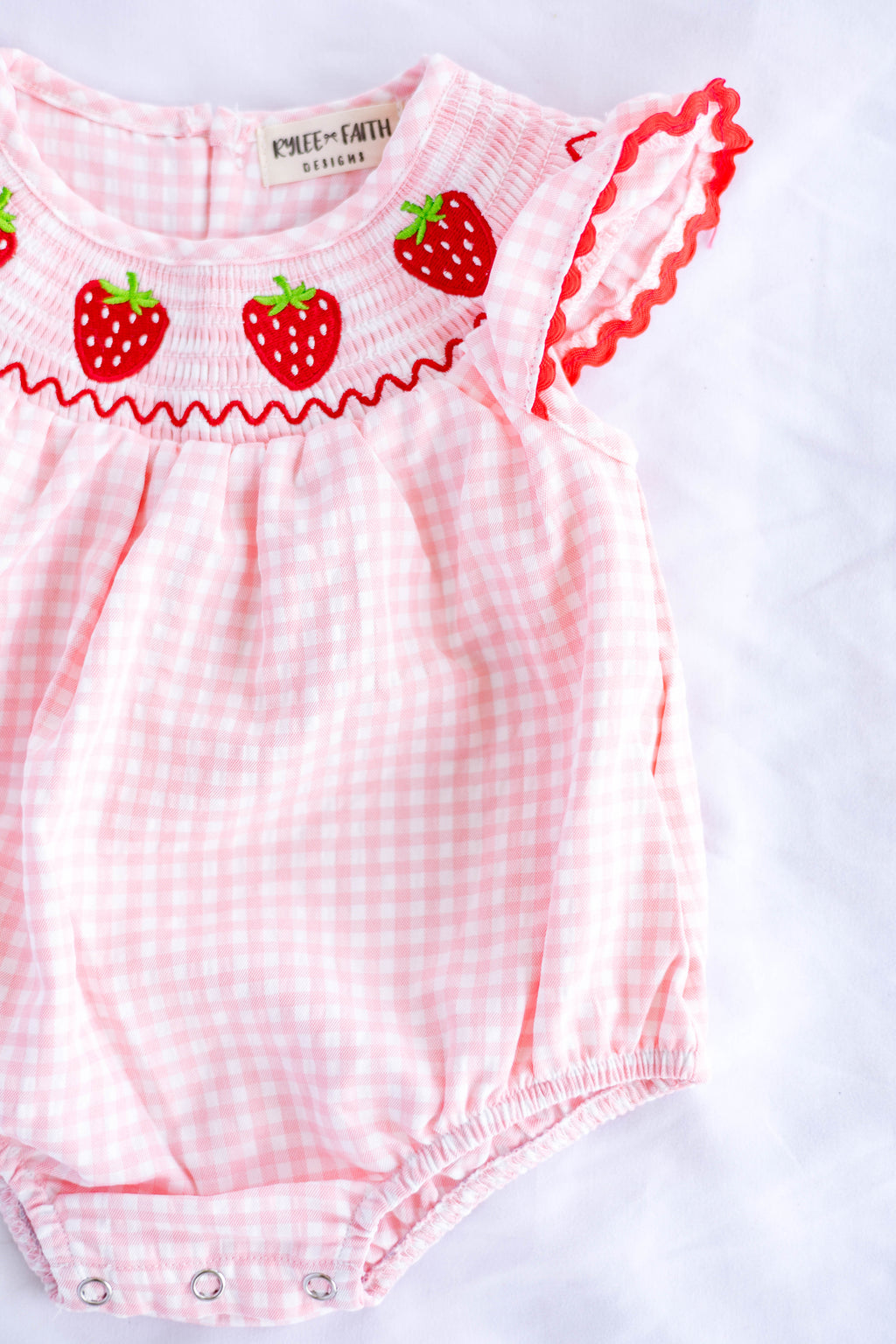 Elle Strawberry Romper