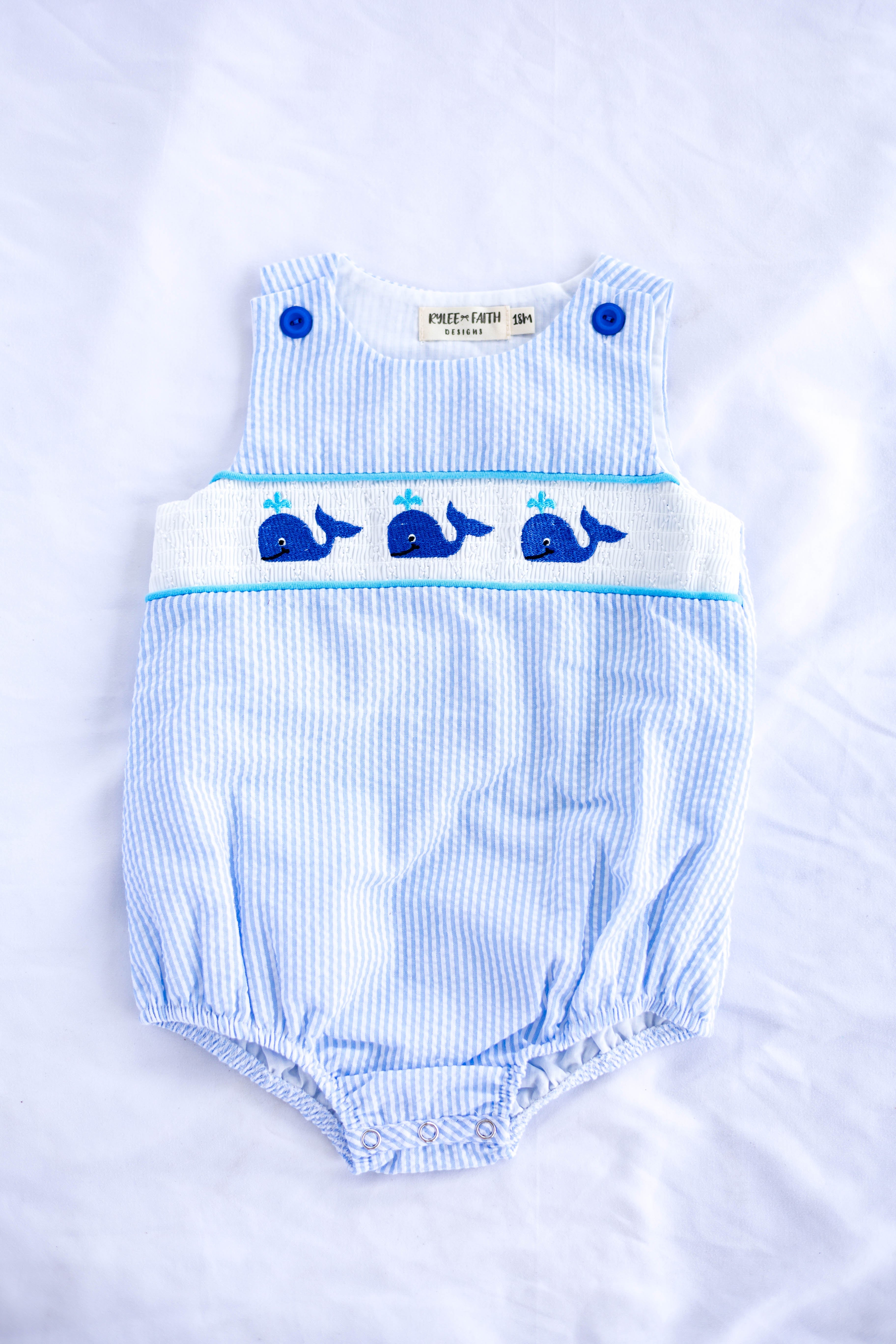 Johnny Whale Romper