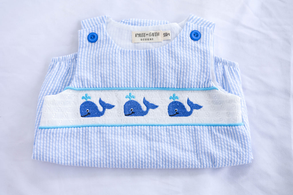 Johnny Whale Romper