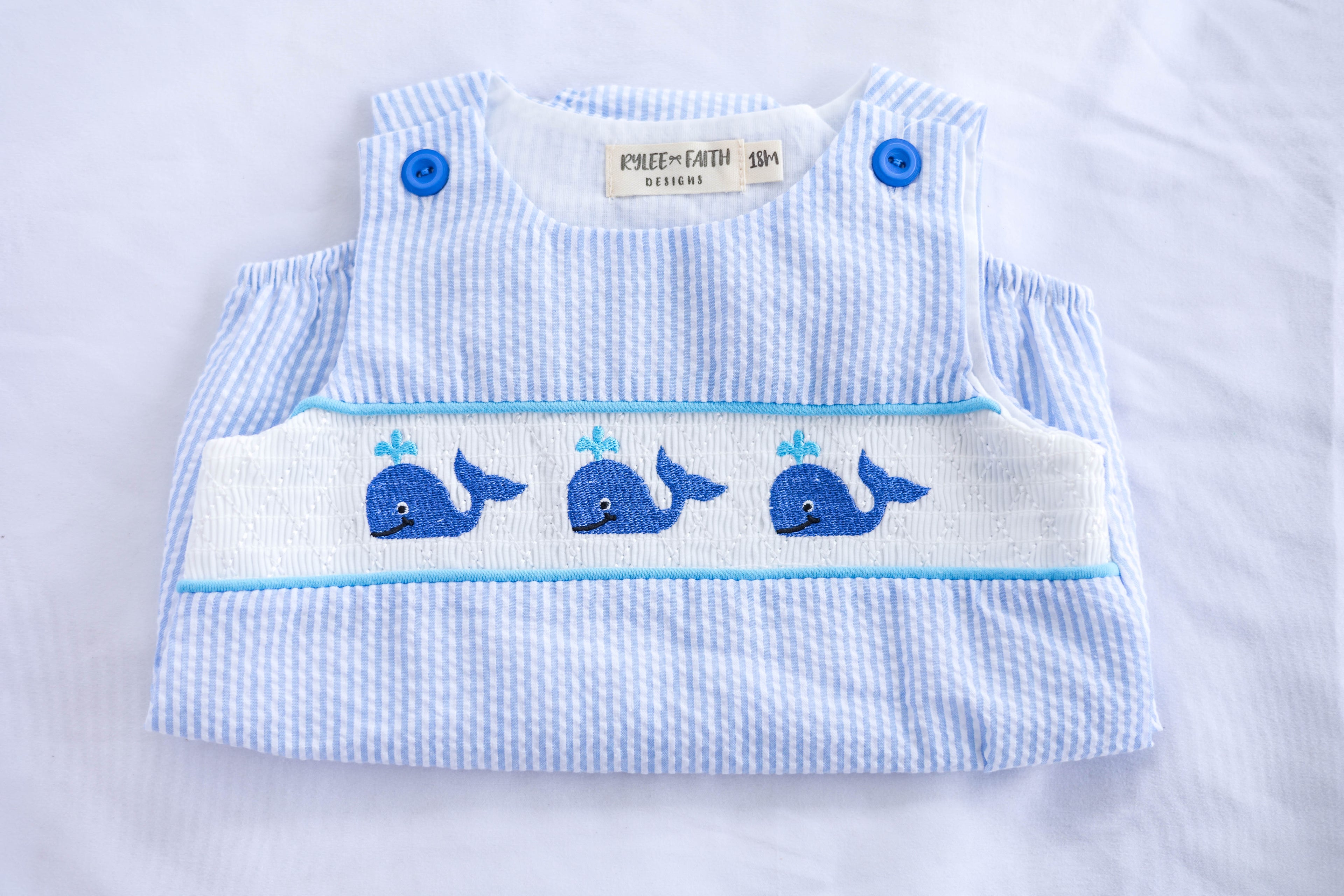 Johnny Whale Romper