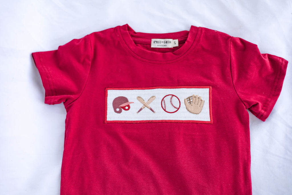 Liam Baseball Shirt & Shorts Set