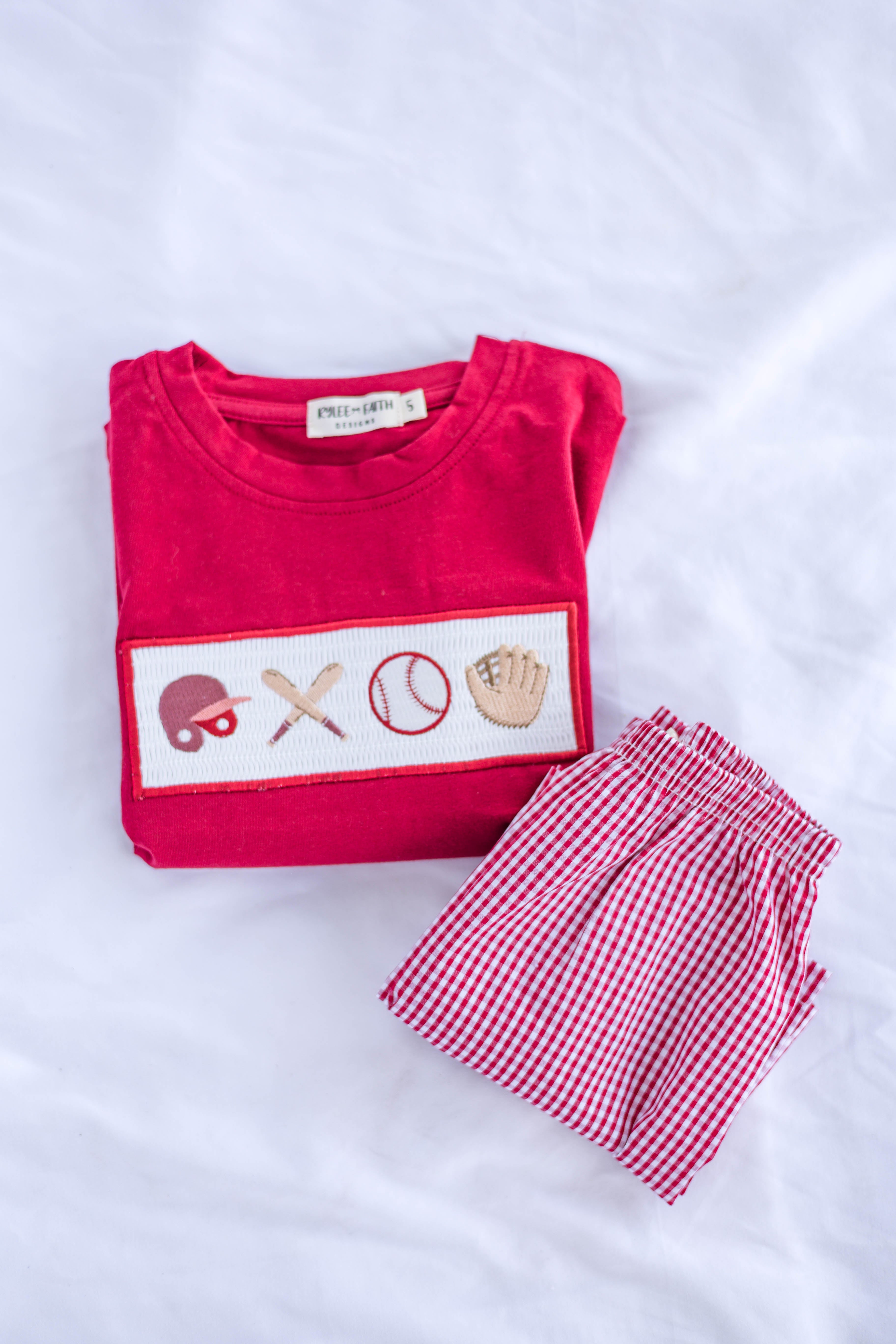 Liam Baseball Shirt & Shorts Set
