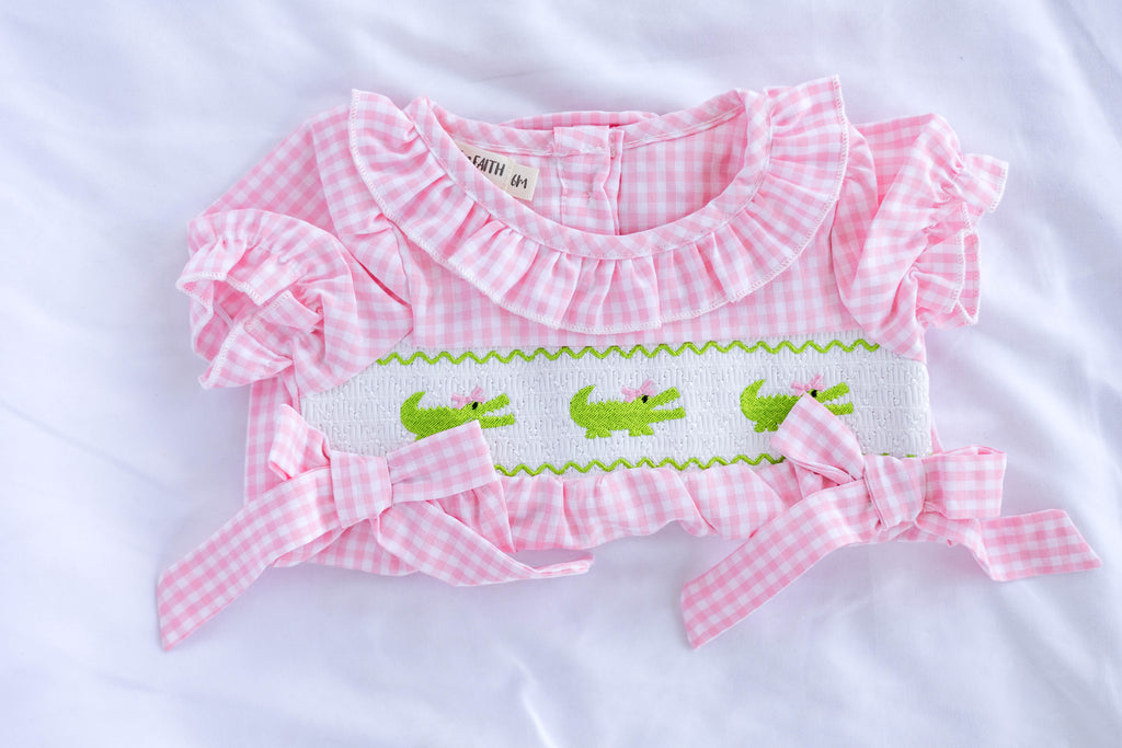 Teagan Crocodile Romper