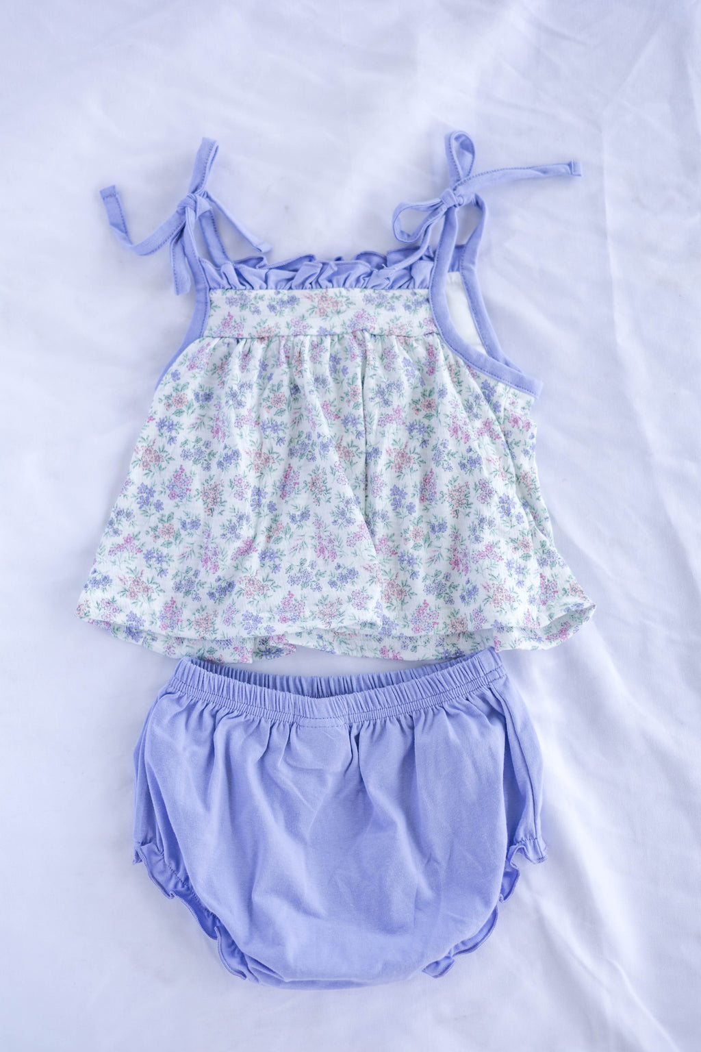 Aven Floral Top & Bloomer Set
