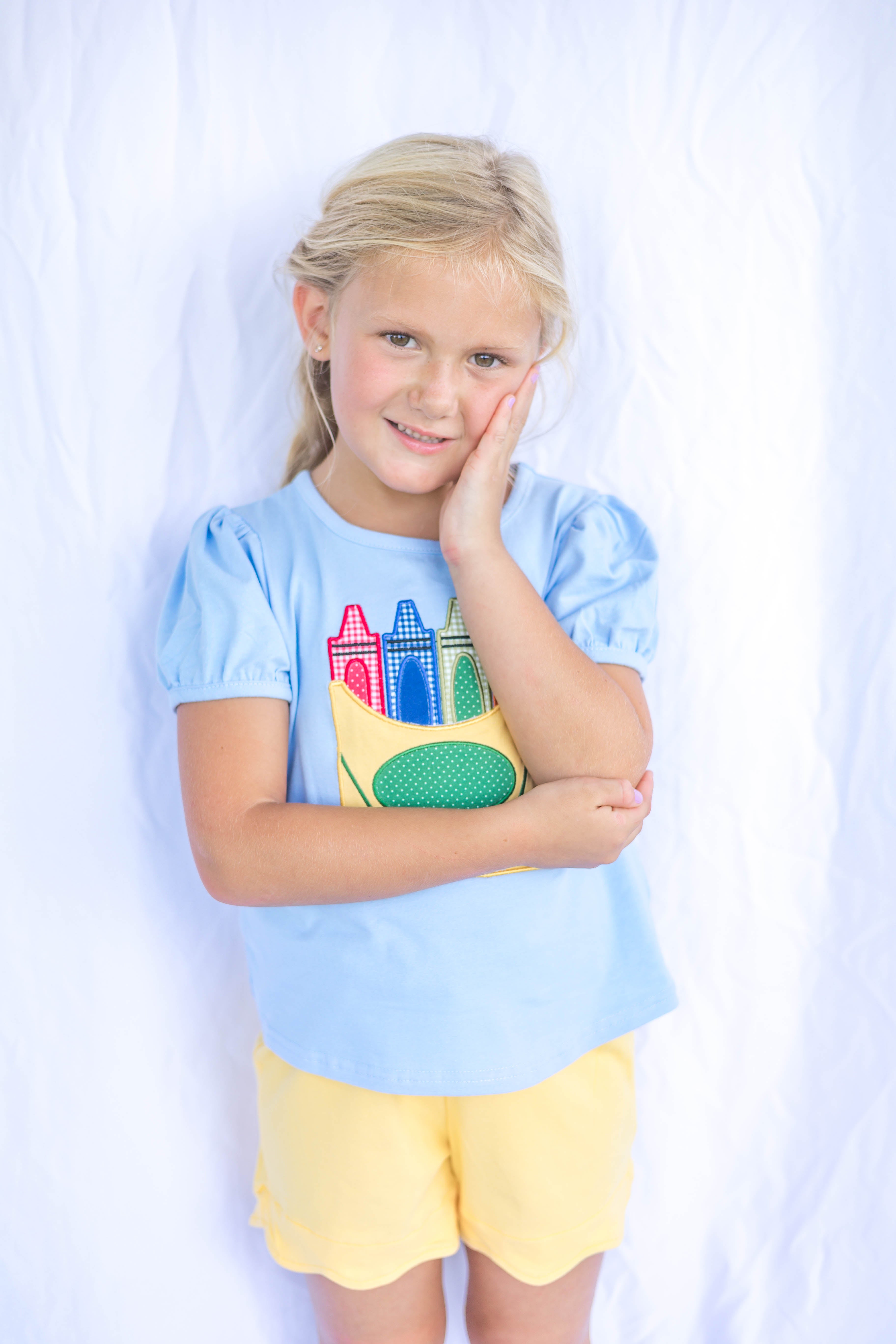 Willow Crayon Top & Shorts Set