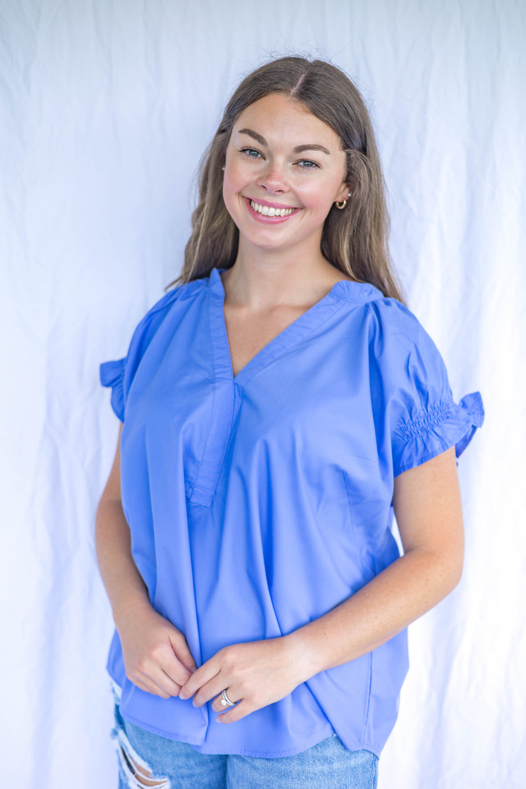 Gianna Ruffled Blouse