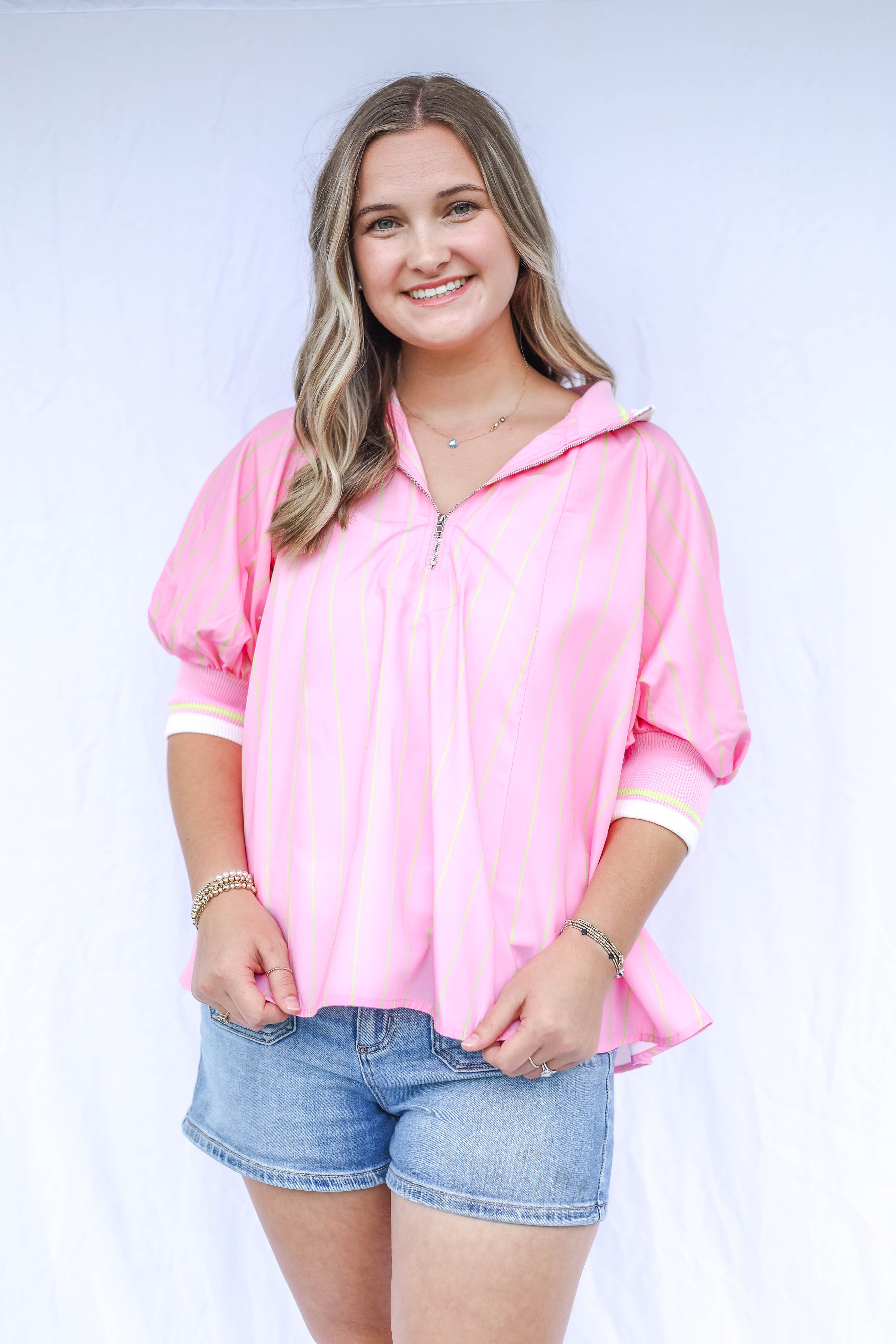 Mila Zipped Blouse