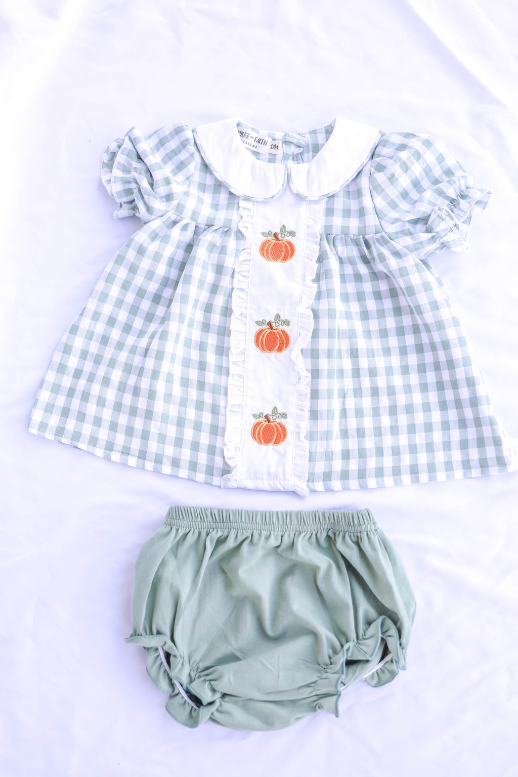 Chloe Pumpkin Bloomers Set