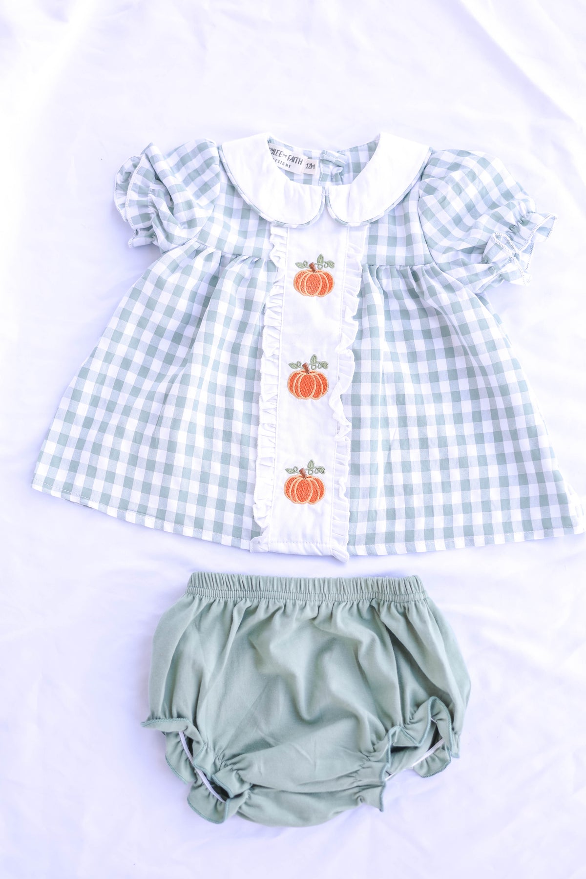 Chloe Pumpkin Bloomers Set