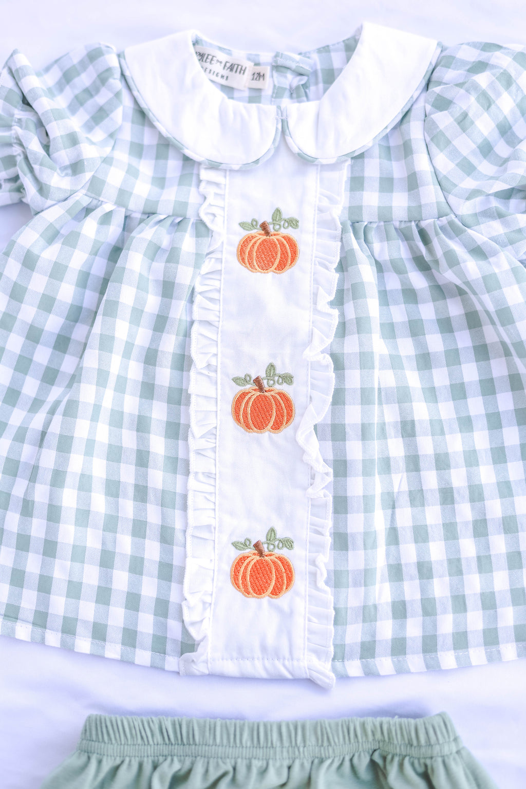 Chloe Pumpkin Bloomers Set