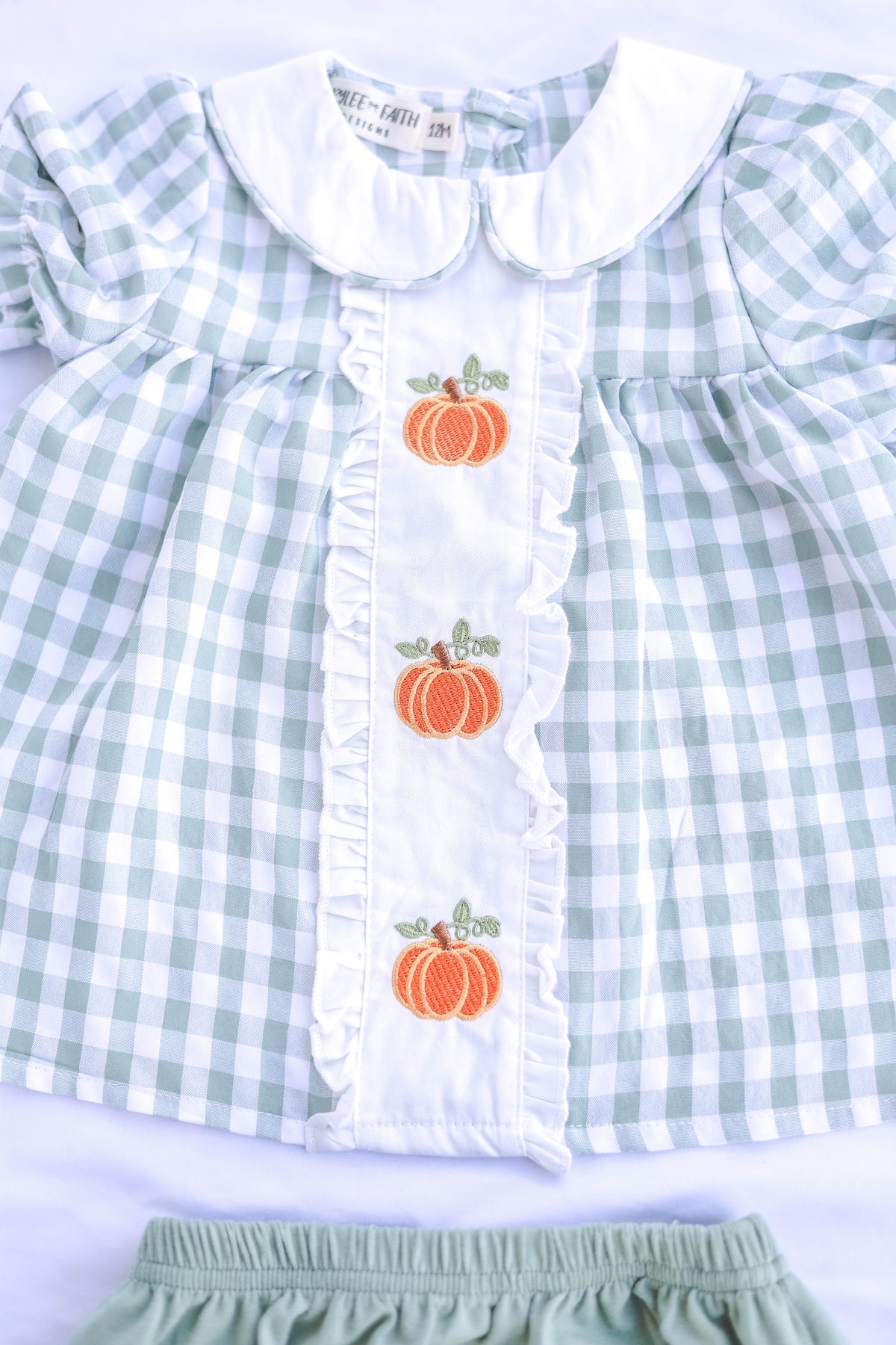 Chloe Pumpkin Bloomers Set