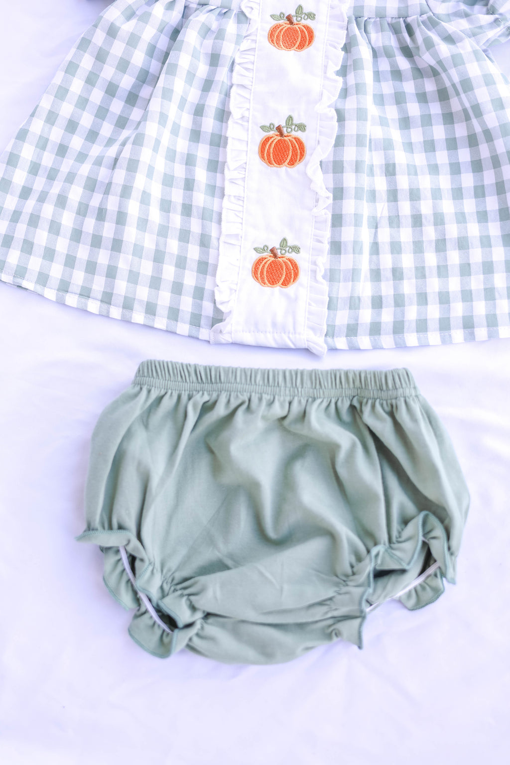 Chloe Pumpkin Bloomers Set