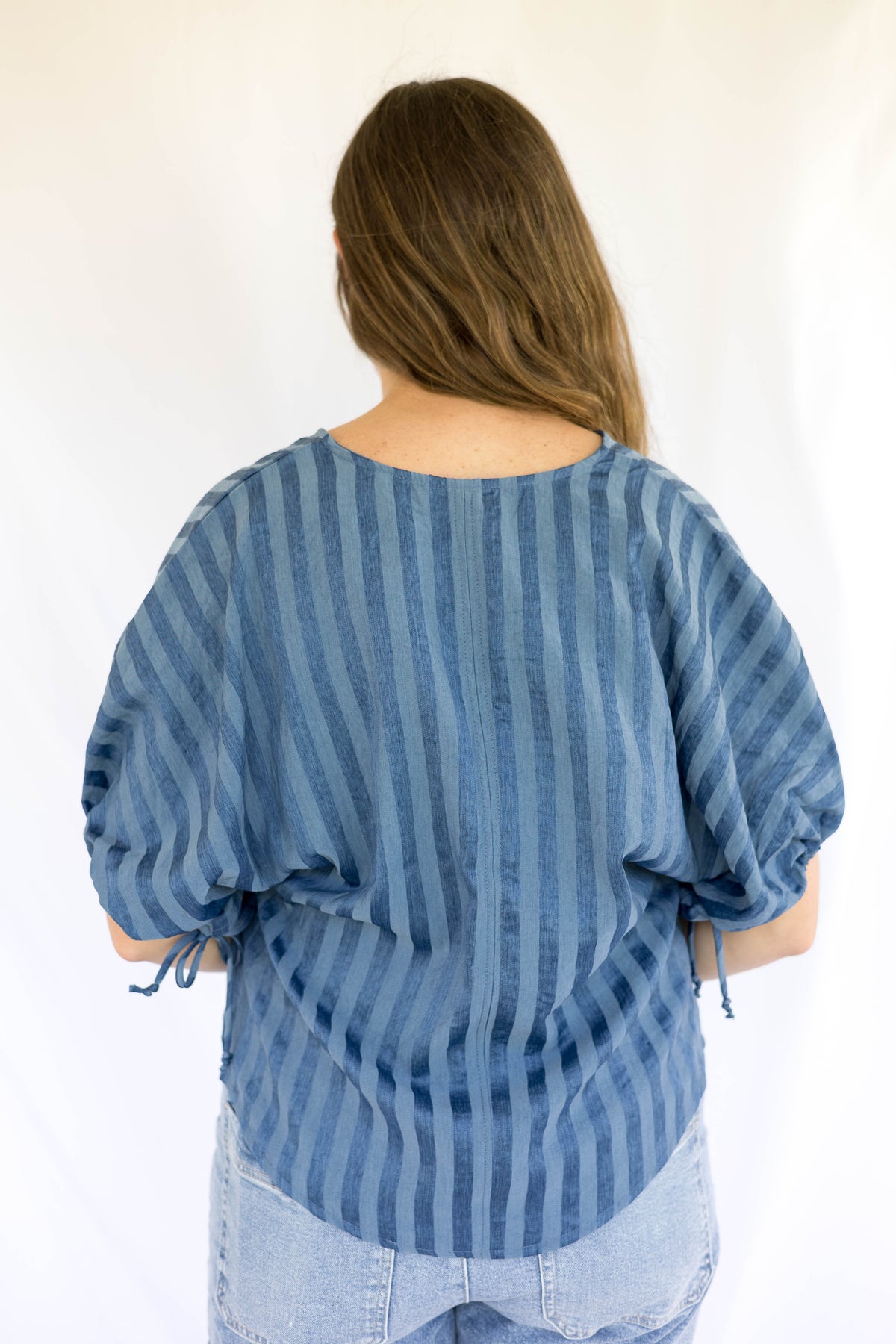 Brandi Adjustable Tie Blouse