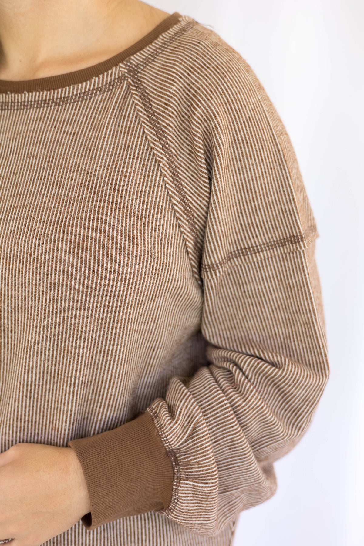 Addison Waffle Pullover